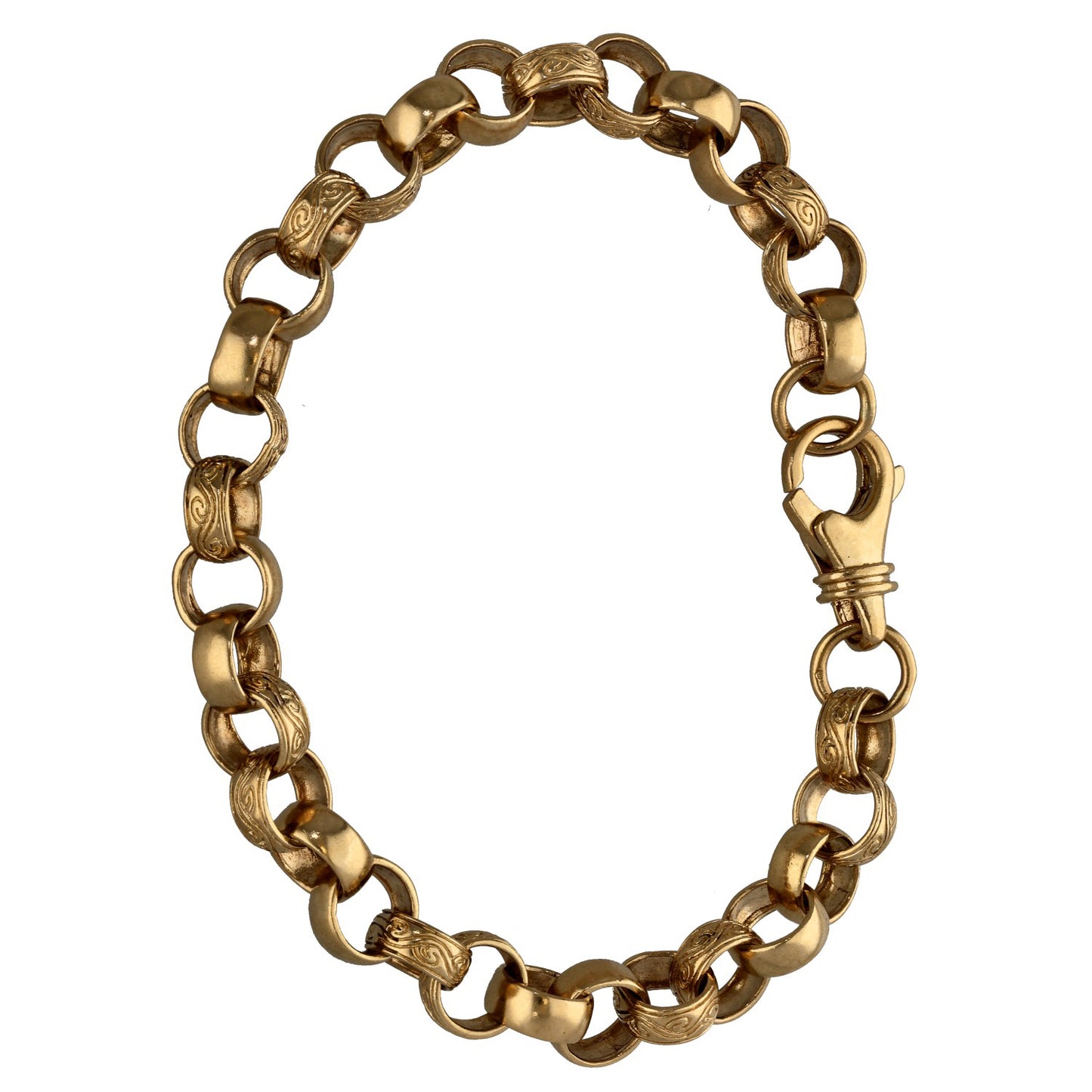9ct Gold Belcher Bracelet
