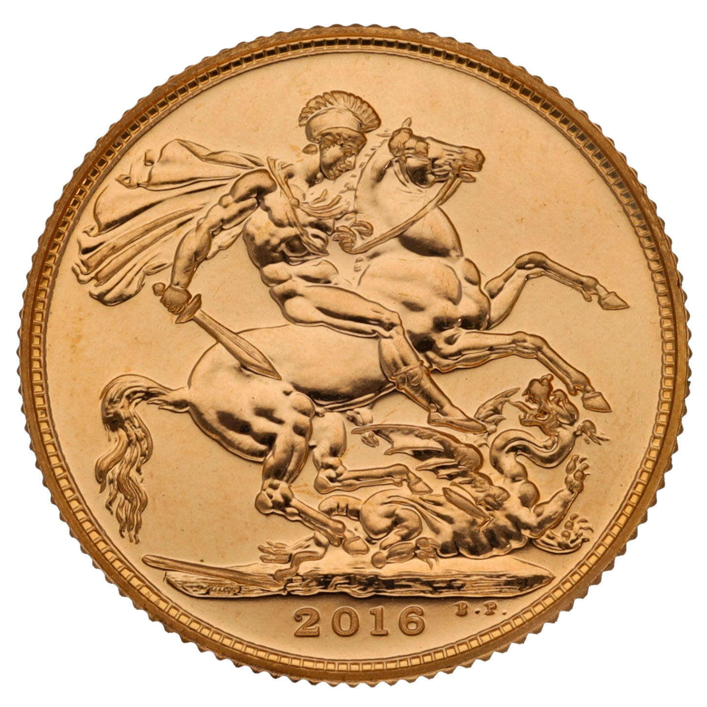 22ct Gold Queen Elizabeth II Full Sovereign Coin 2016