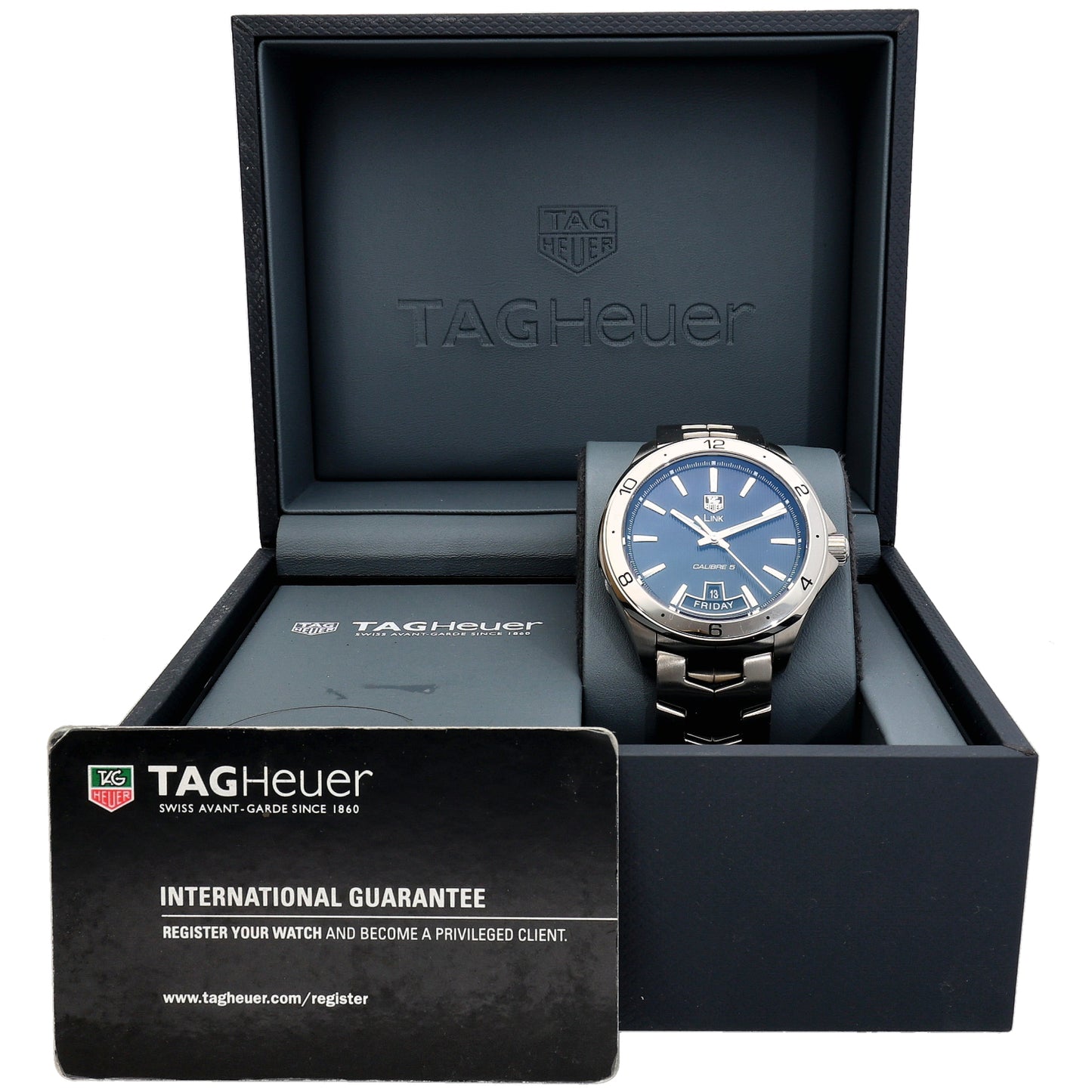 Tag Heuer Link WAT2010 40mm Stainless Steel Watch