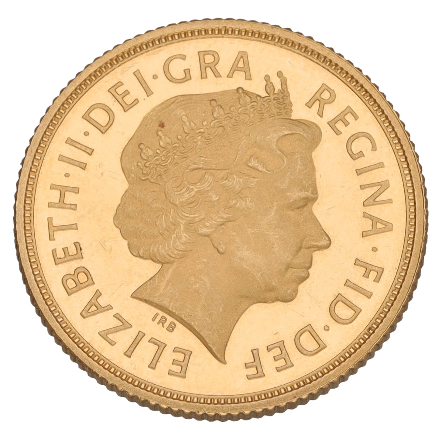 22ct Gold Queen Elizabeth II Full Sovereign Coin 2008
