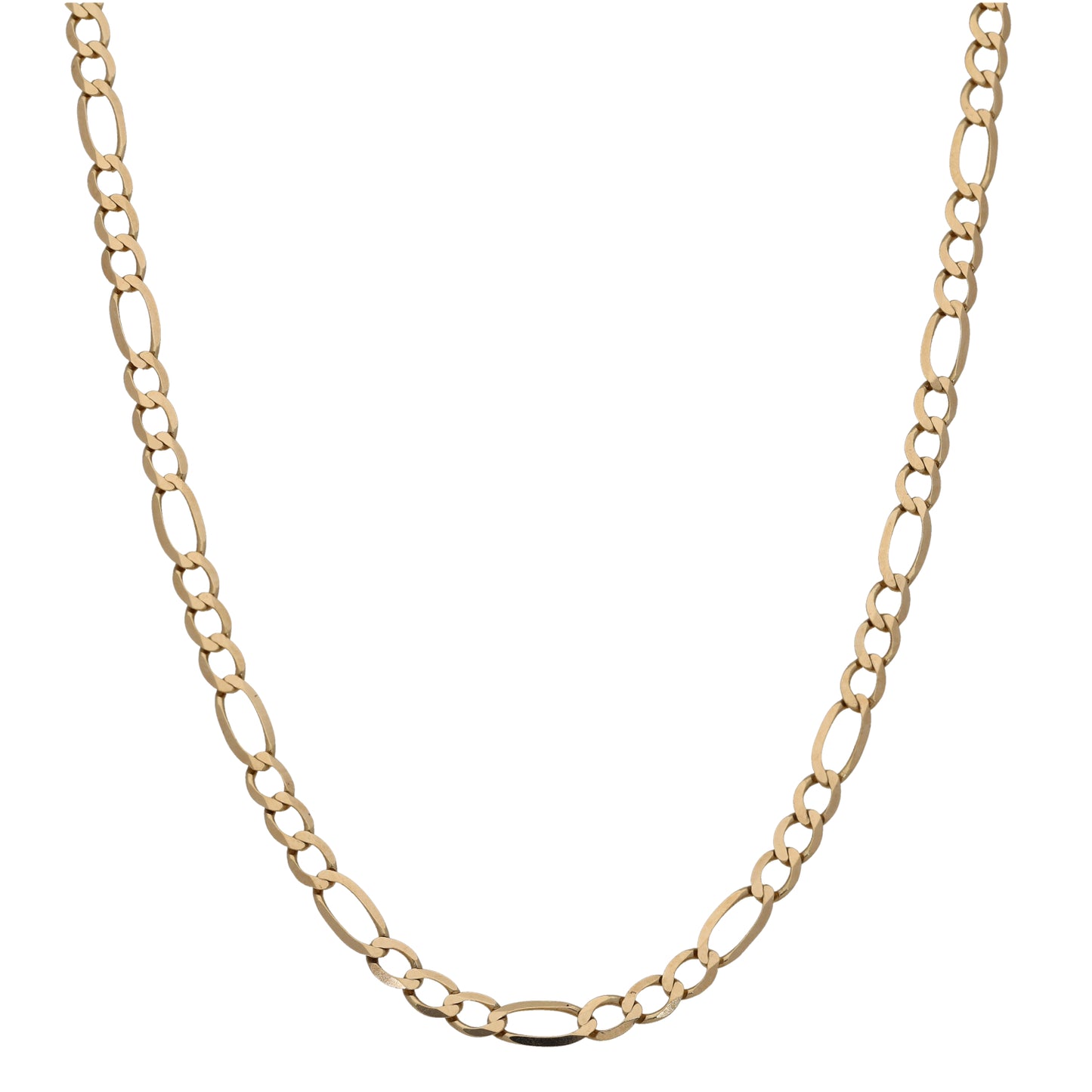 9ct Gold Figaro Chain 18"