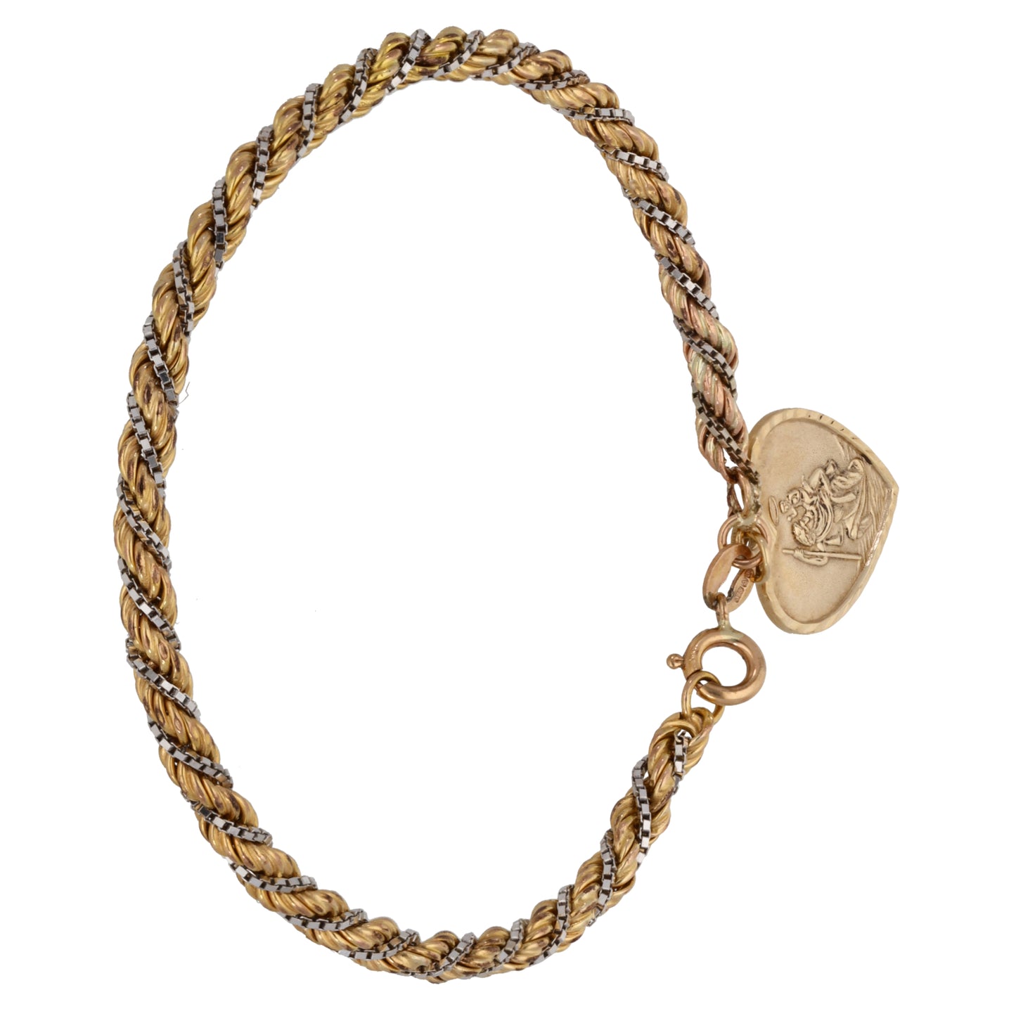 9ct Gold Rope Bracelet