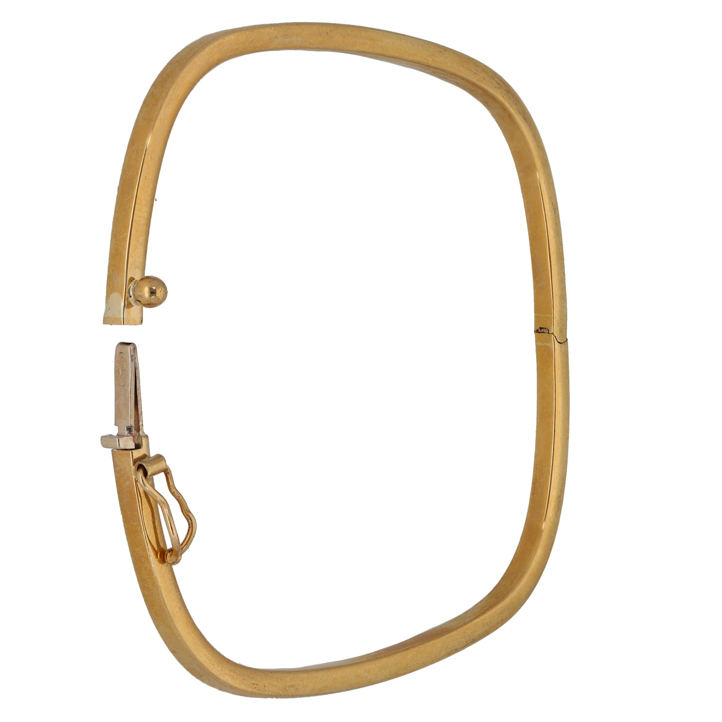 9ct Gold Hinged/Clasp Bangle