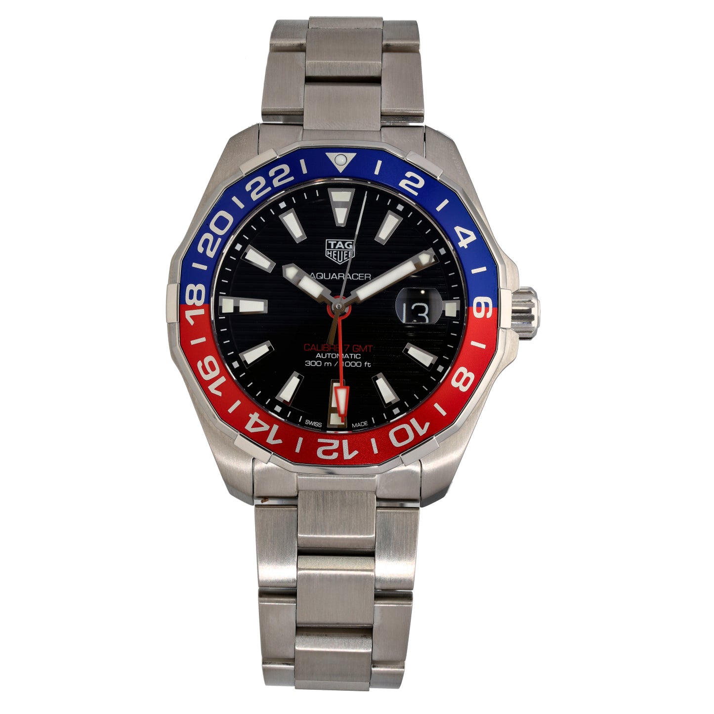 Tag Heuer Aquaracer WAY201F-0 43mm Stainless Steel Watch