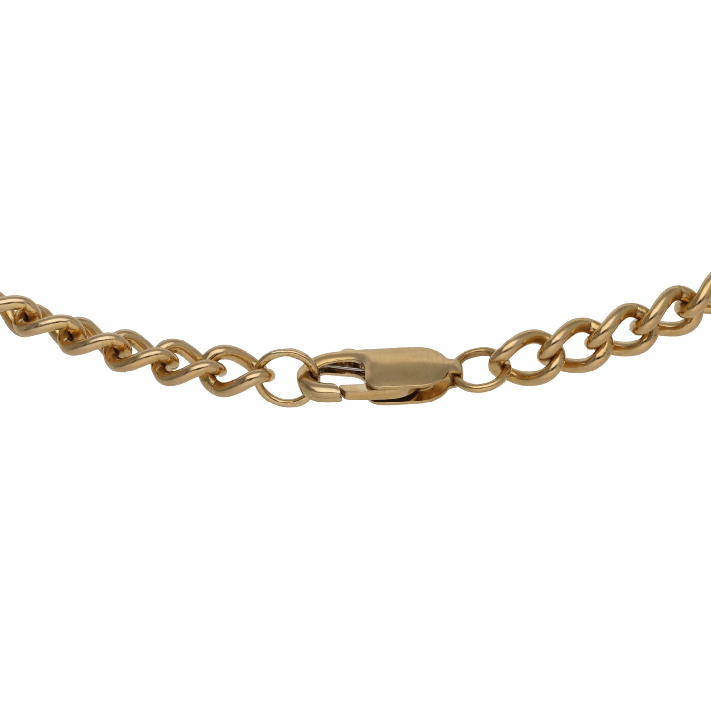 9ct Gold Curb Chain 16"