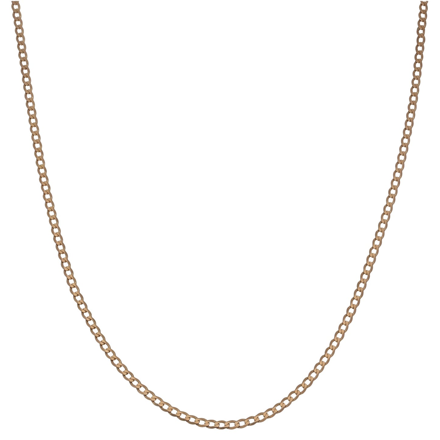 9ct Gold Curb Chain 30"