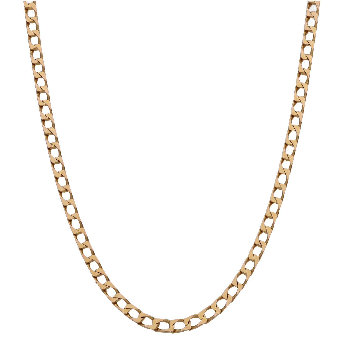 9ct Gold Curb Chain 24"