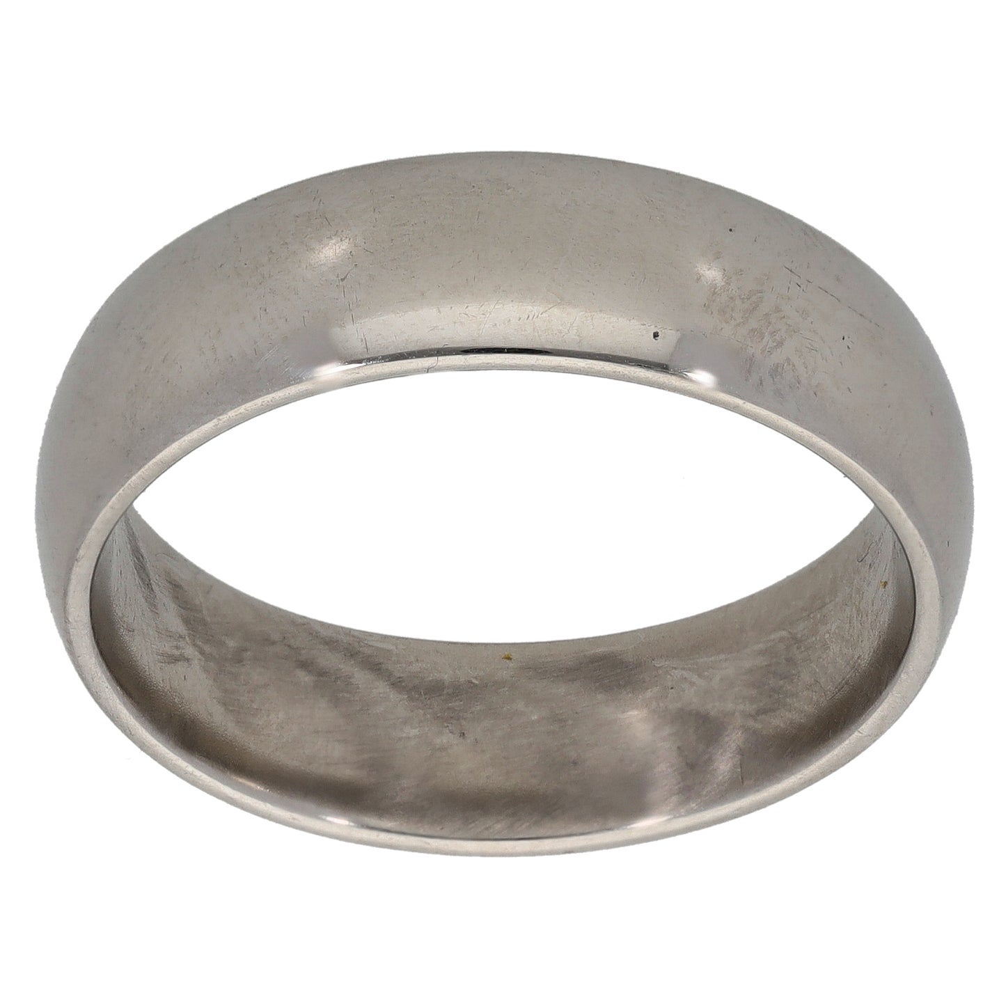 Platinum Plain Wedding Ring Size Y