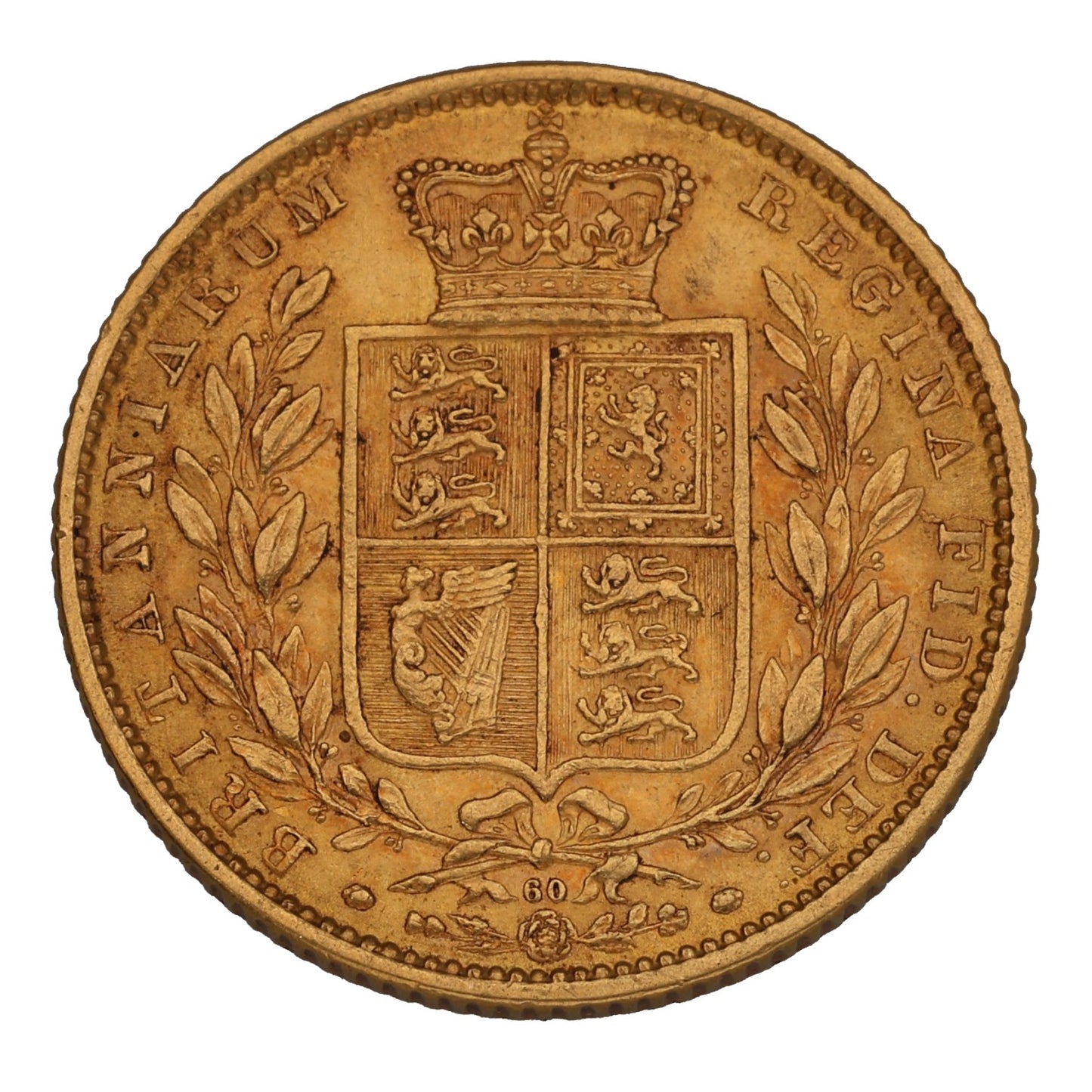 22ct Gold Queen Victoria Full Sovereign Coin 1864