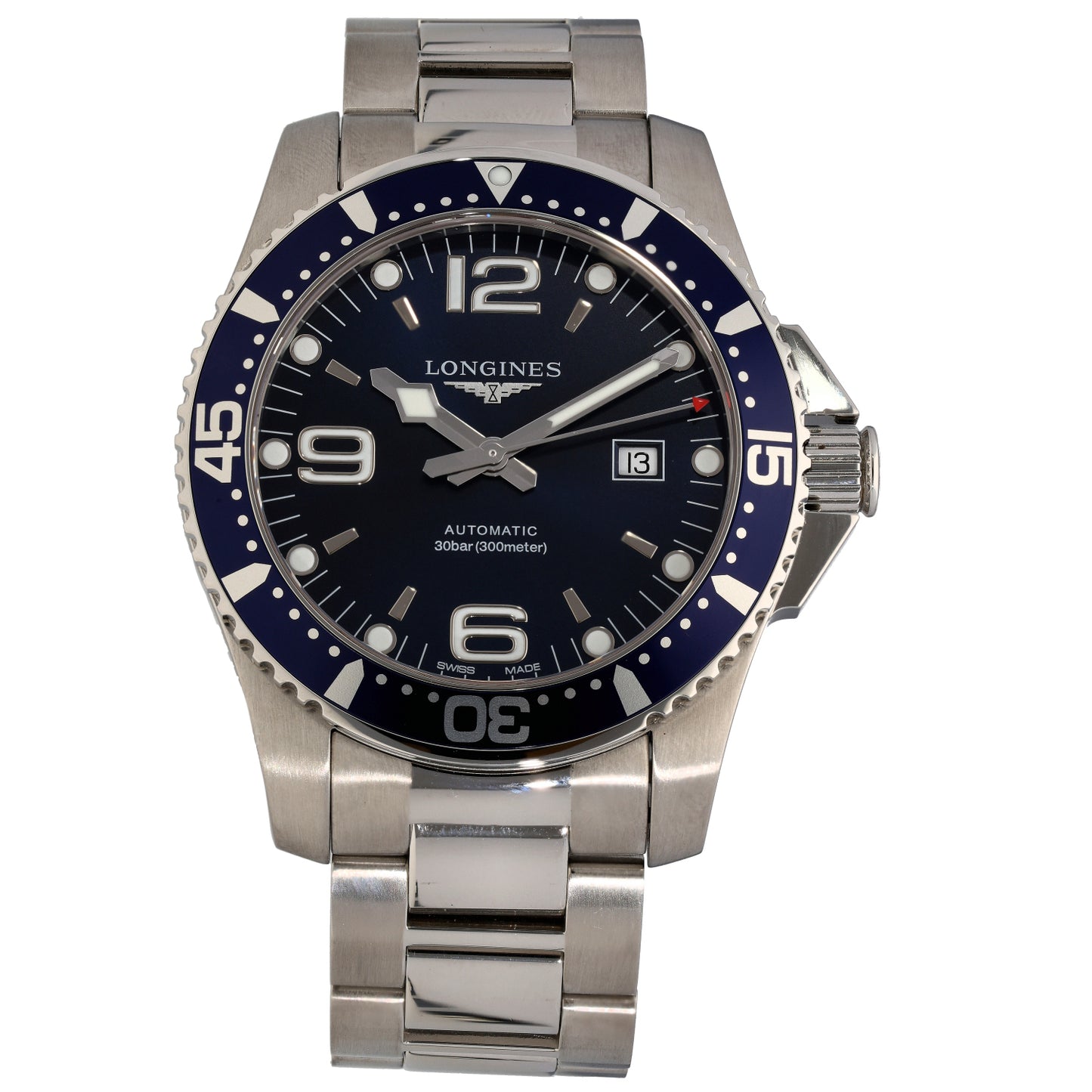 Longines Hydro Conquest L3.841.4 44mm Stainless Steel Watch