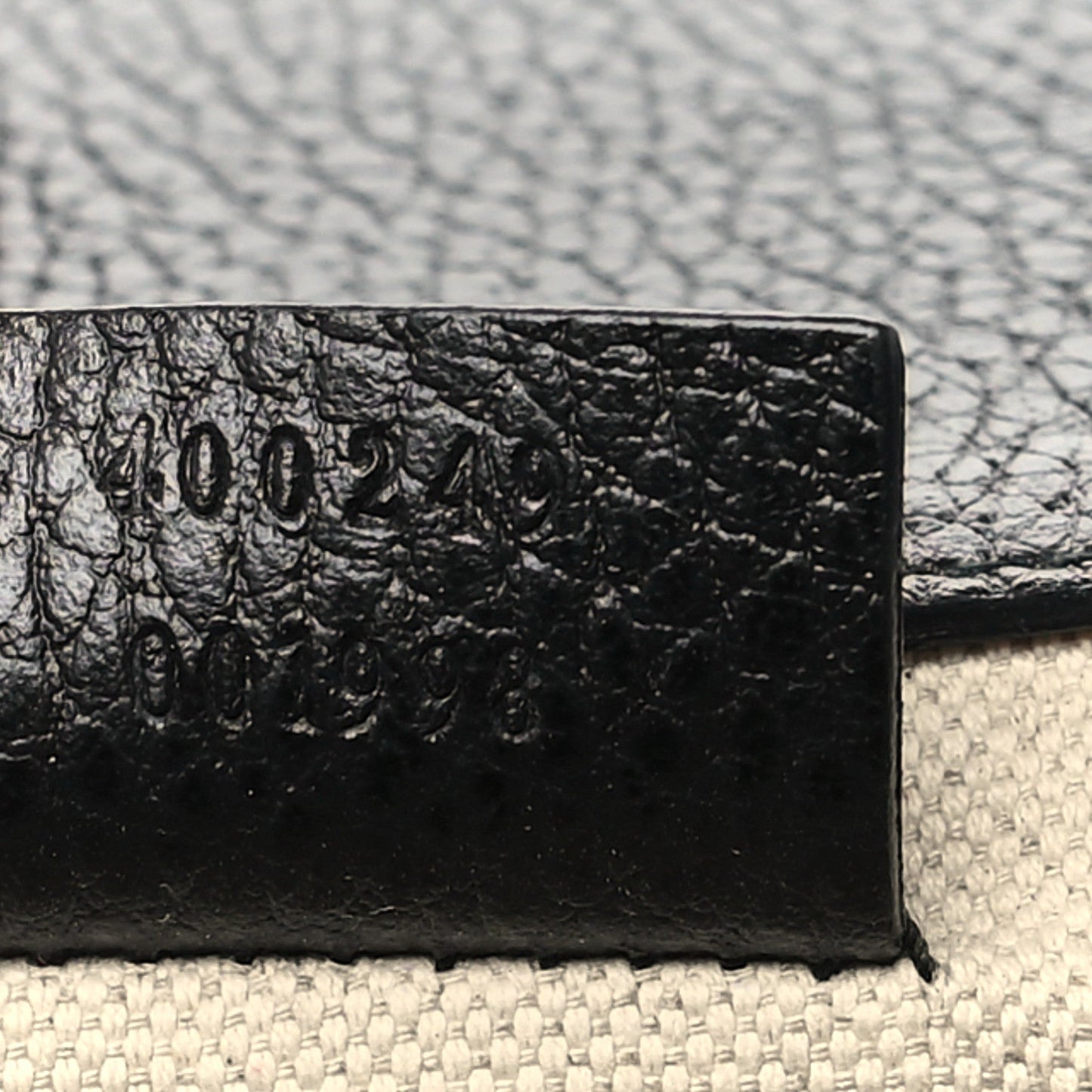 Gucci Dionysus Pebbled Calfskin Leather Bag - Black