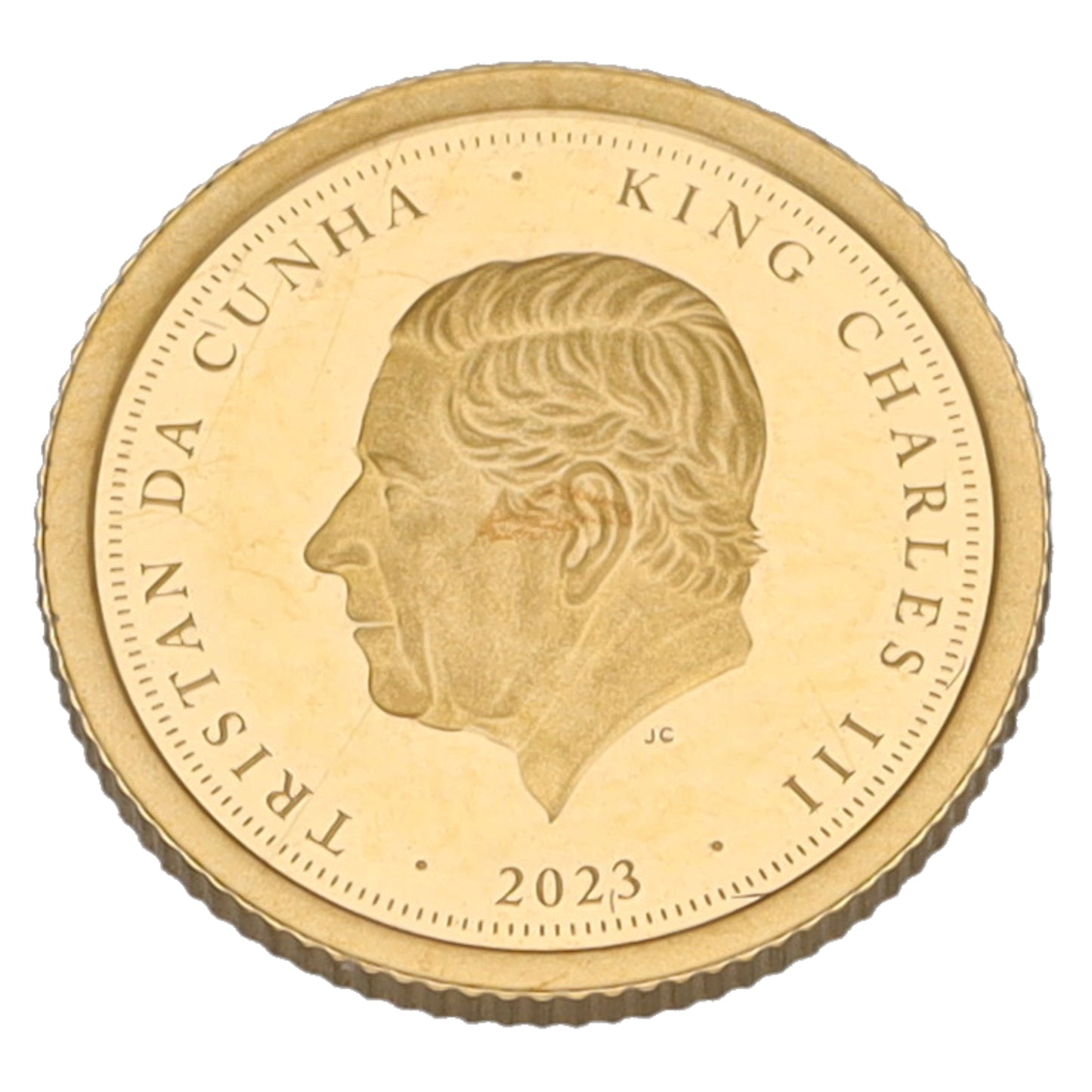22ct Gold King Charles III Nelson Eighth Sovereign Coin 2023