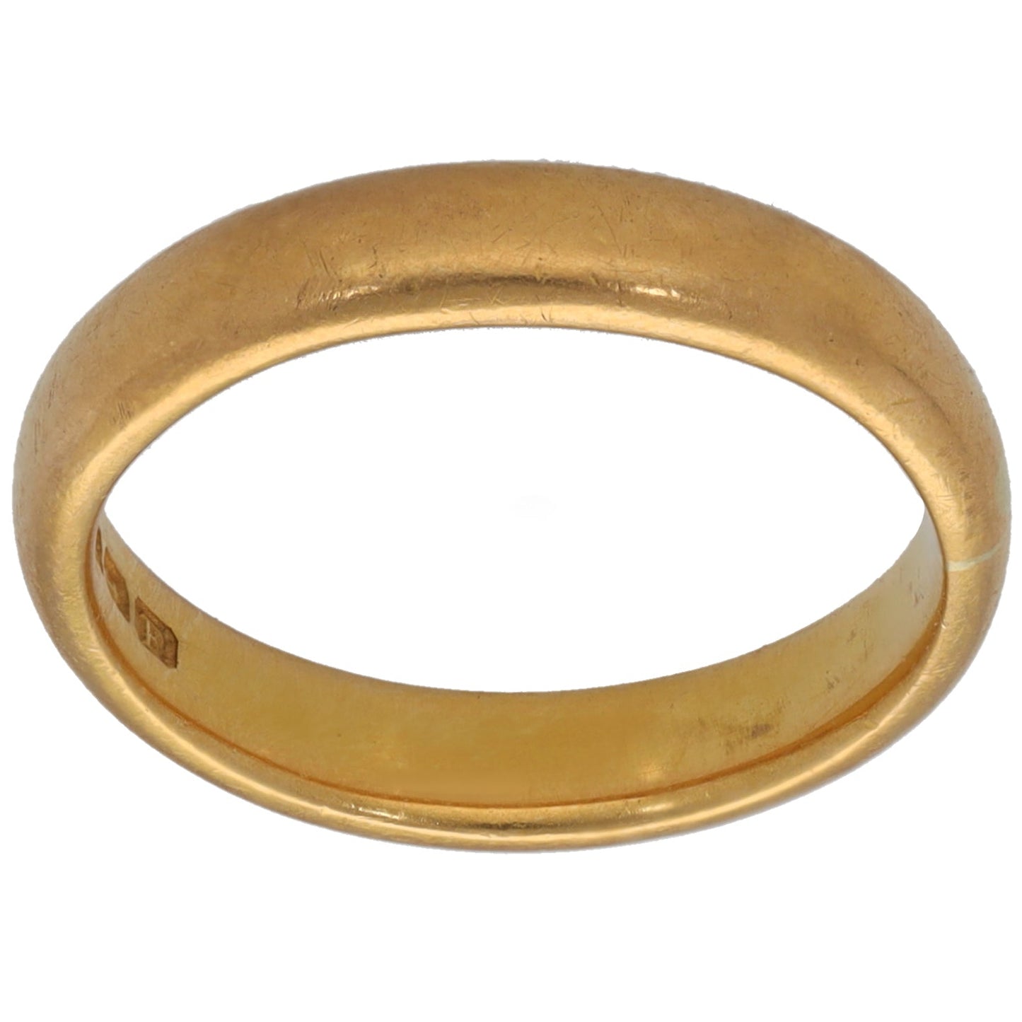 22ct Gold Plain Wedding Ring Size K
