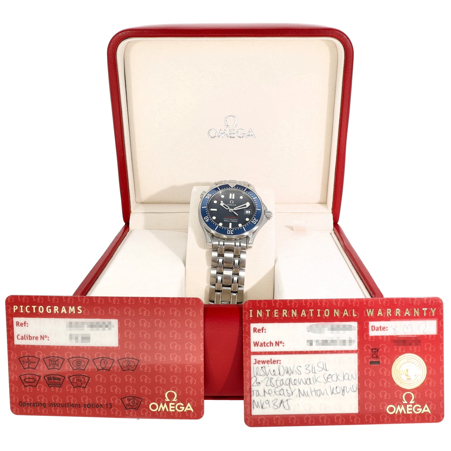 Omega Seamaster 2221.80.00 41mm Stainless Steel Watch