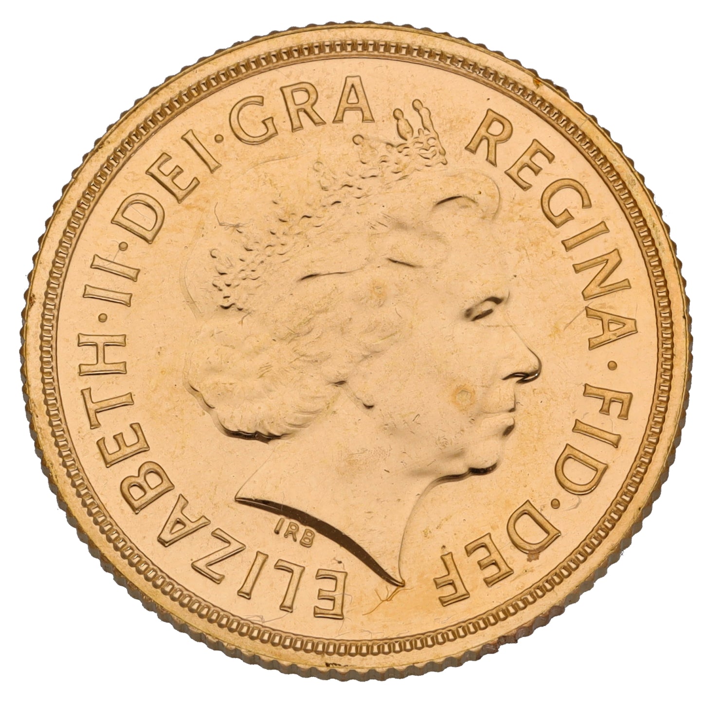 22ct Gold Queen Elizabeth II Full Sovereign Coin 2015