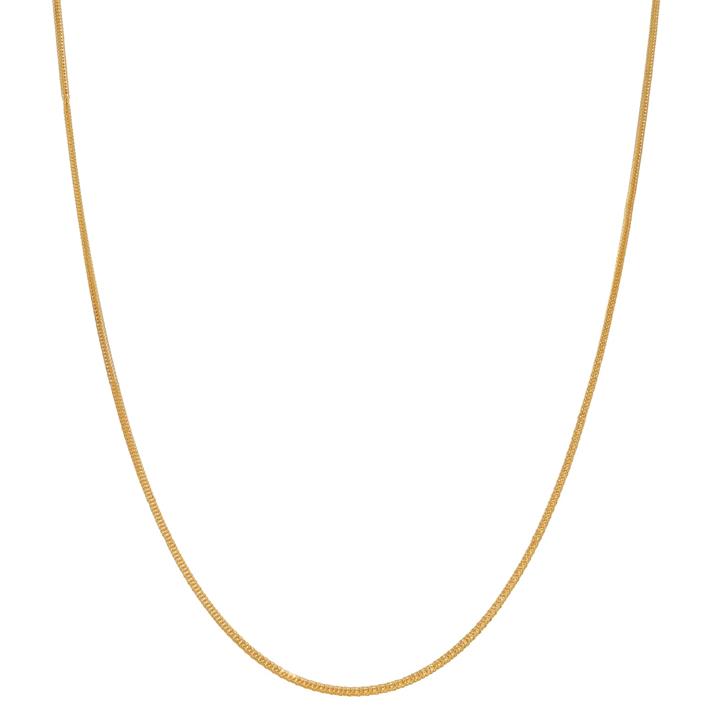 New 22ct Foxtail Chain/Necklace 18"