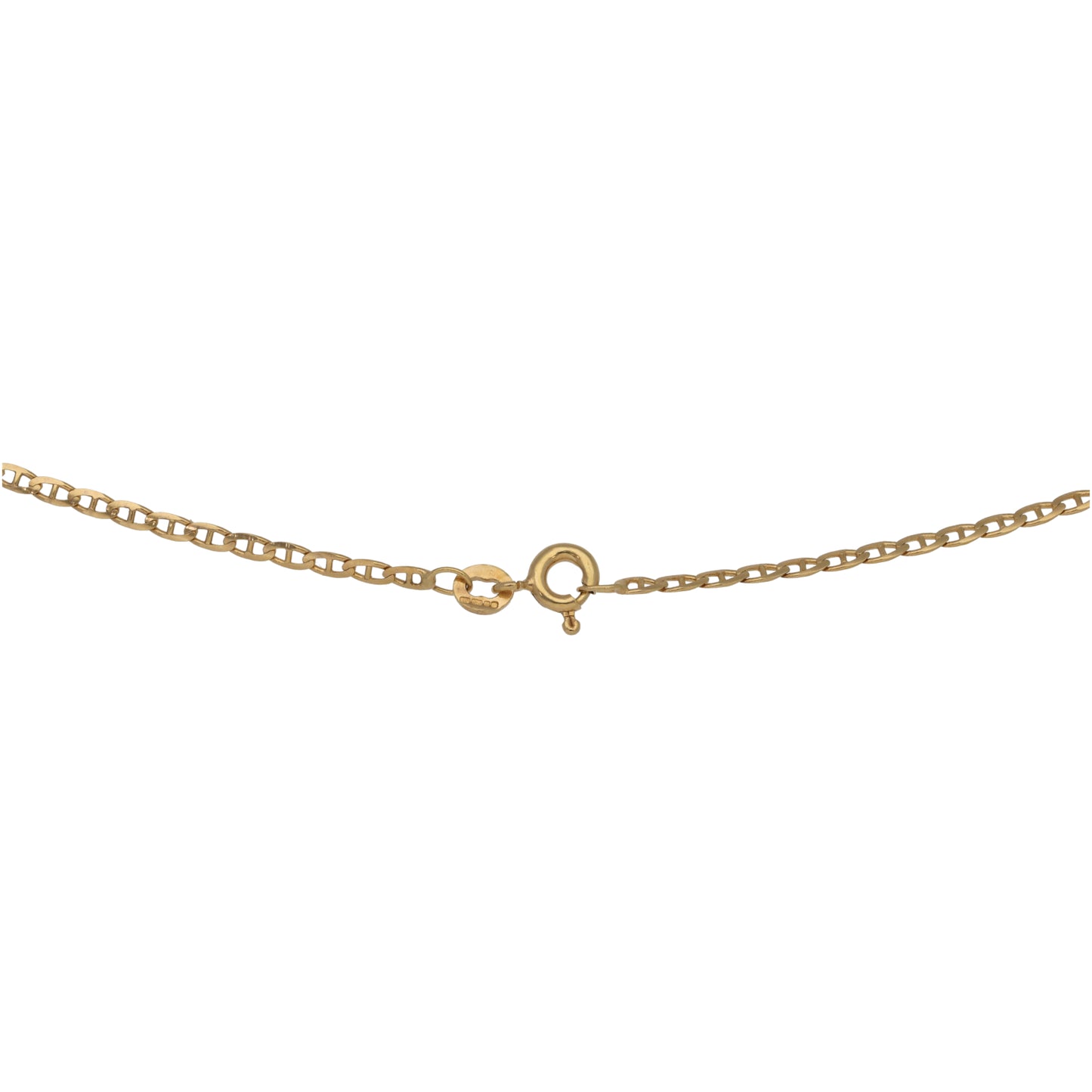 9ct Gold Anchor Chain 18"