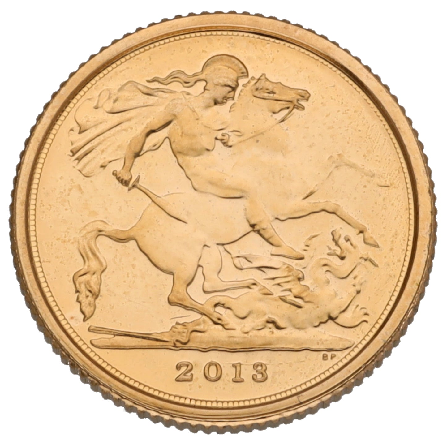 22ct Gold Queen Elizabeth II Quarter Sovereign Coin 2013