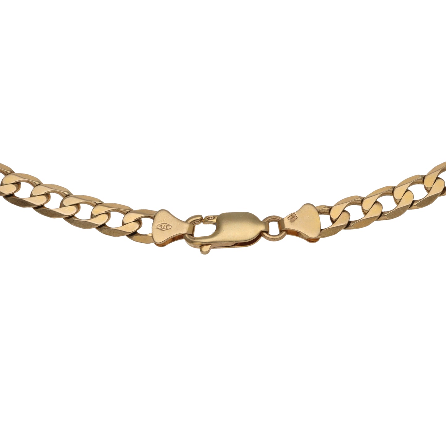 9ct Gold Curb Chain 30"