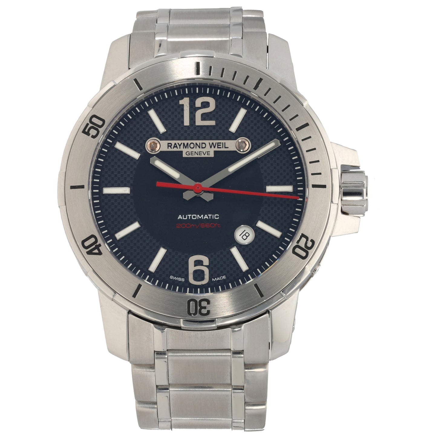 Raymond Weil Nabucco 3900 44mm Stainless Steel Watch