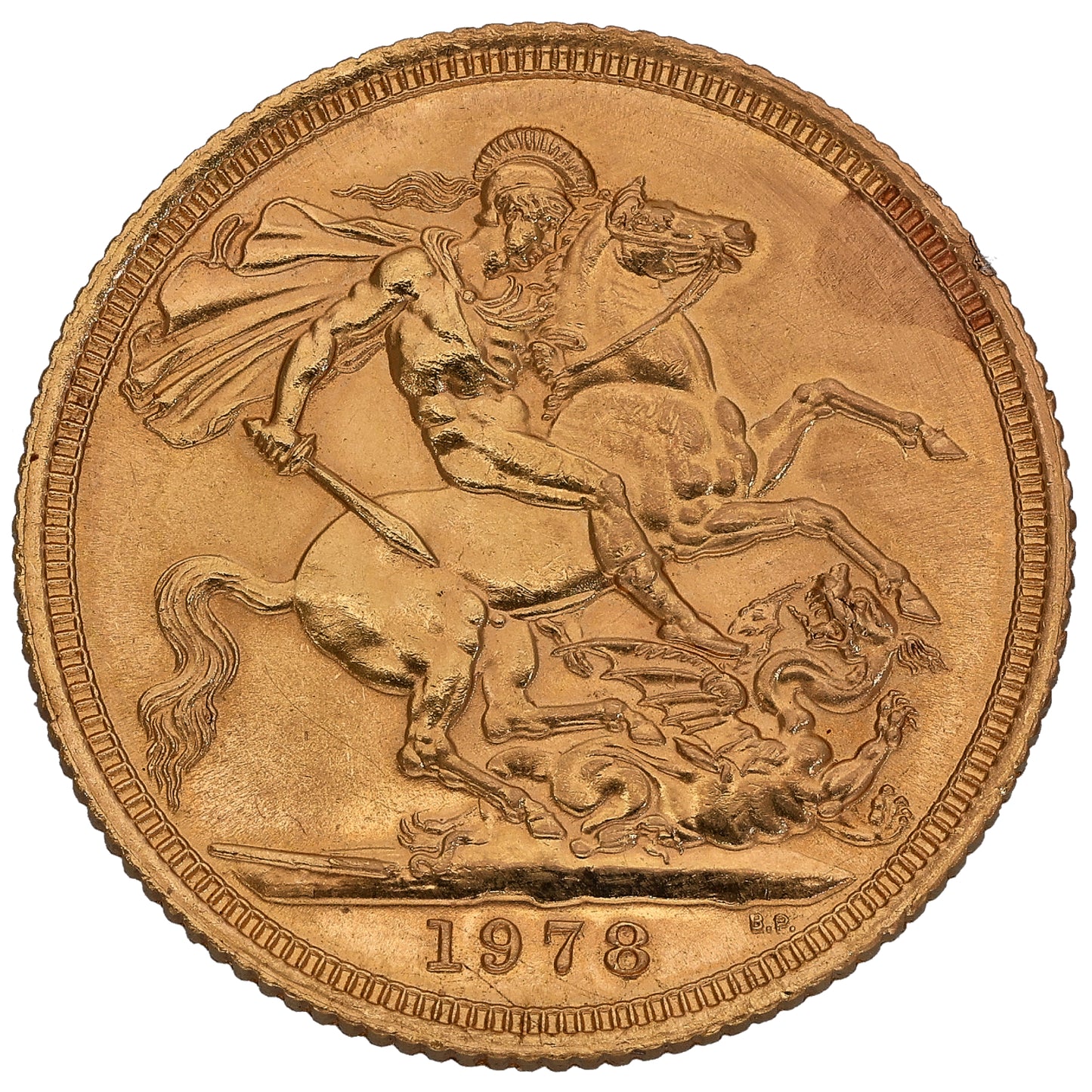 22ct Gold Queen Elizabeth II Full Sovereign Coin 1978