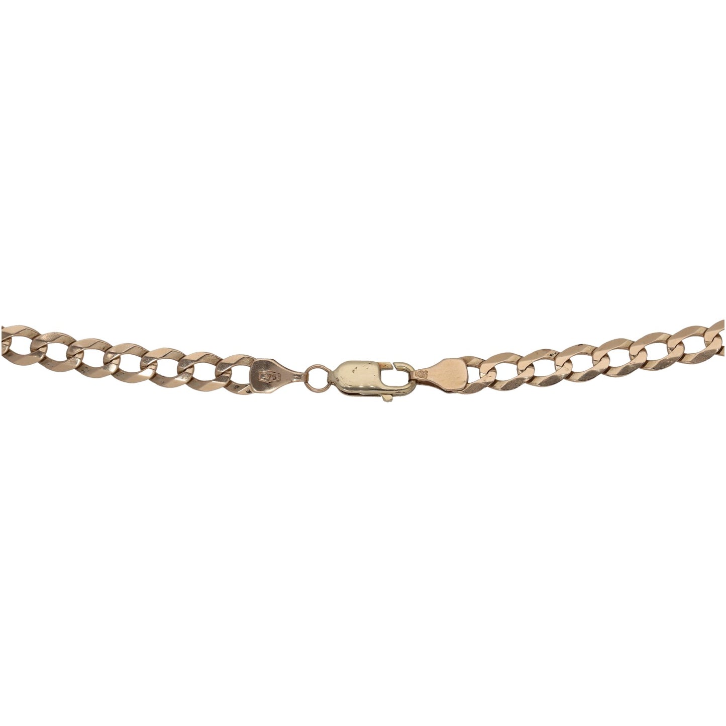 9ct Gold Curb Chain 21"