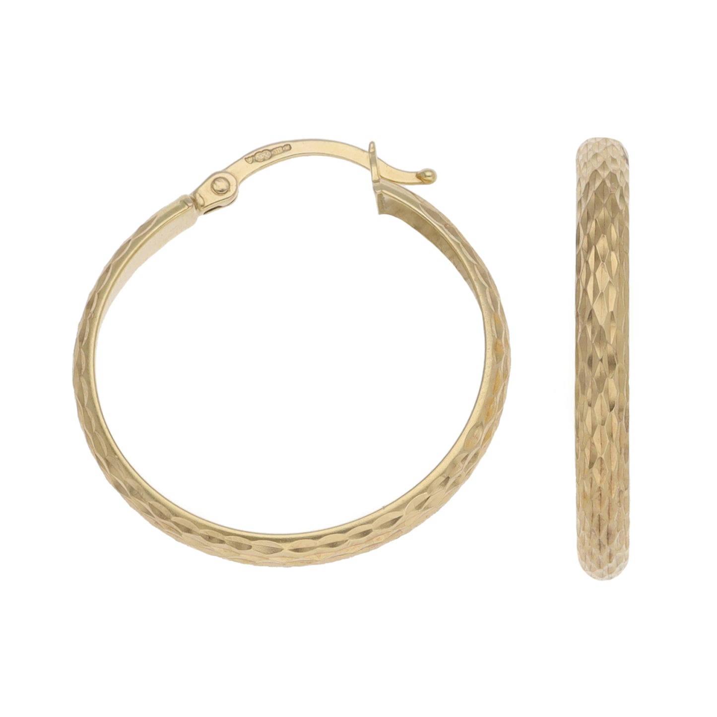 9ct Gold Hoop Earrings