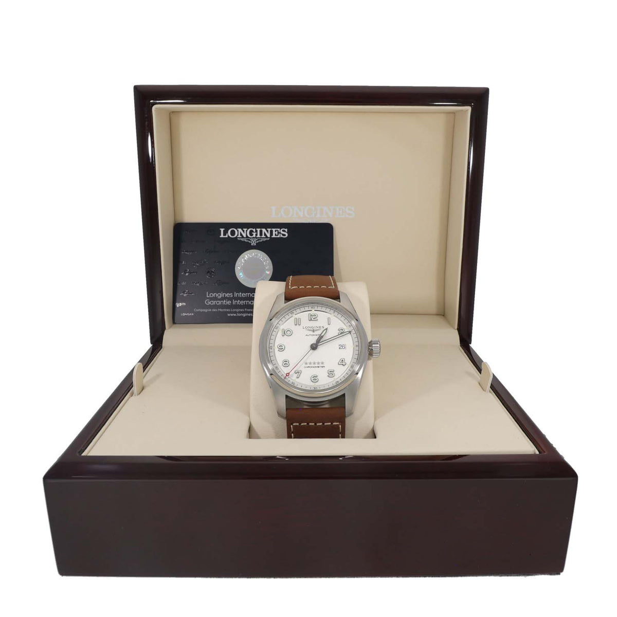 Longines Spirit L3.810.4 40mm Stainless Steel Watch