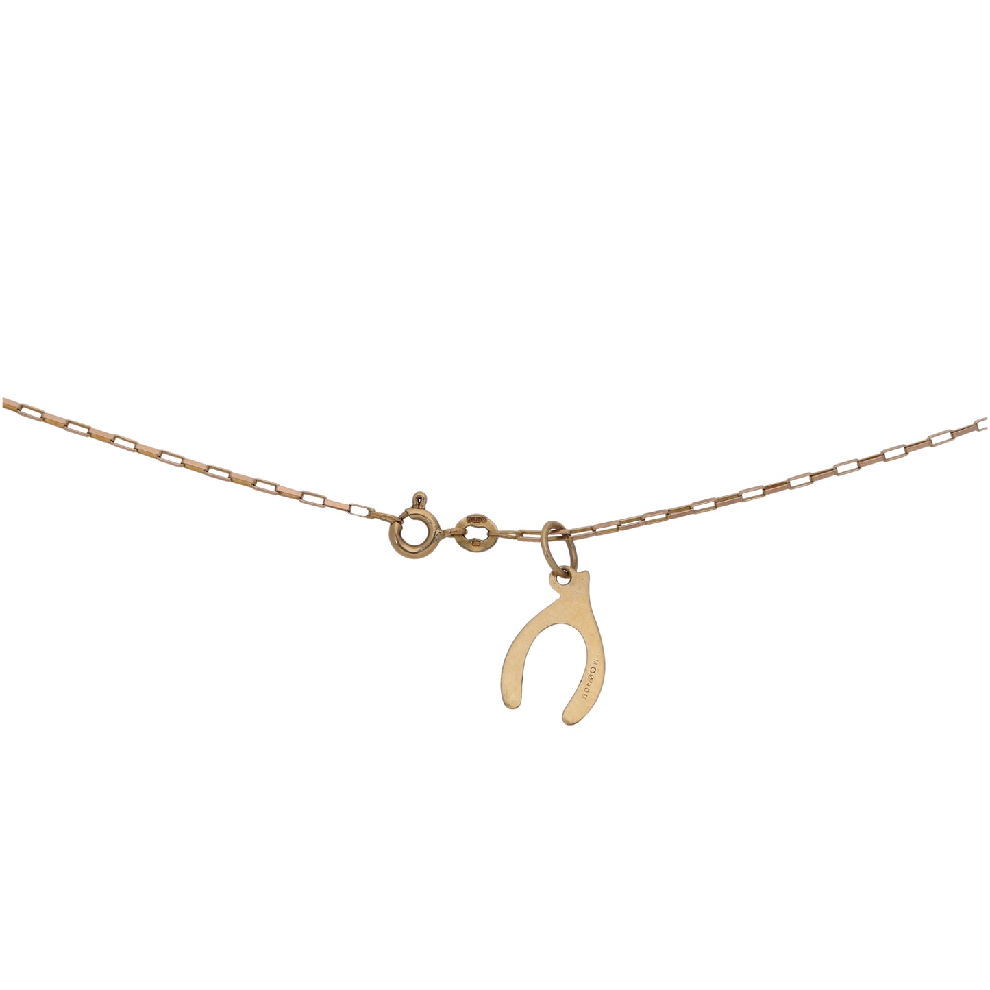 9ct Gold Alternative Pendant With Chain