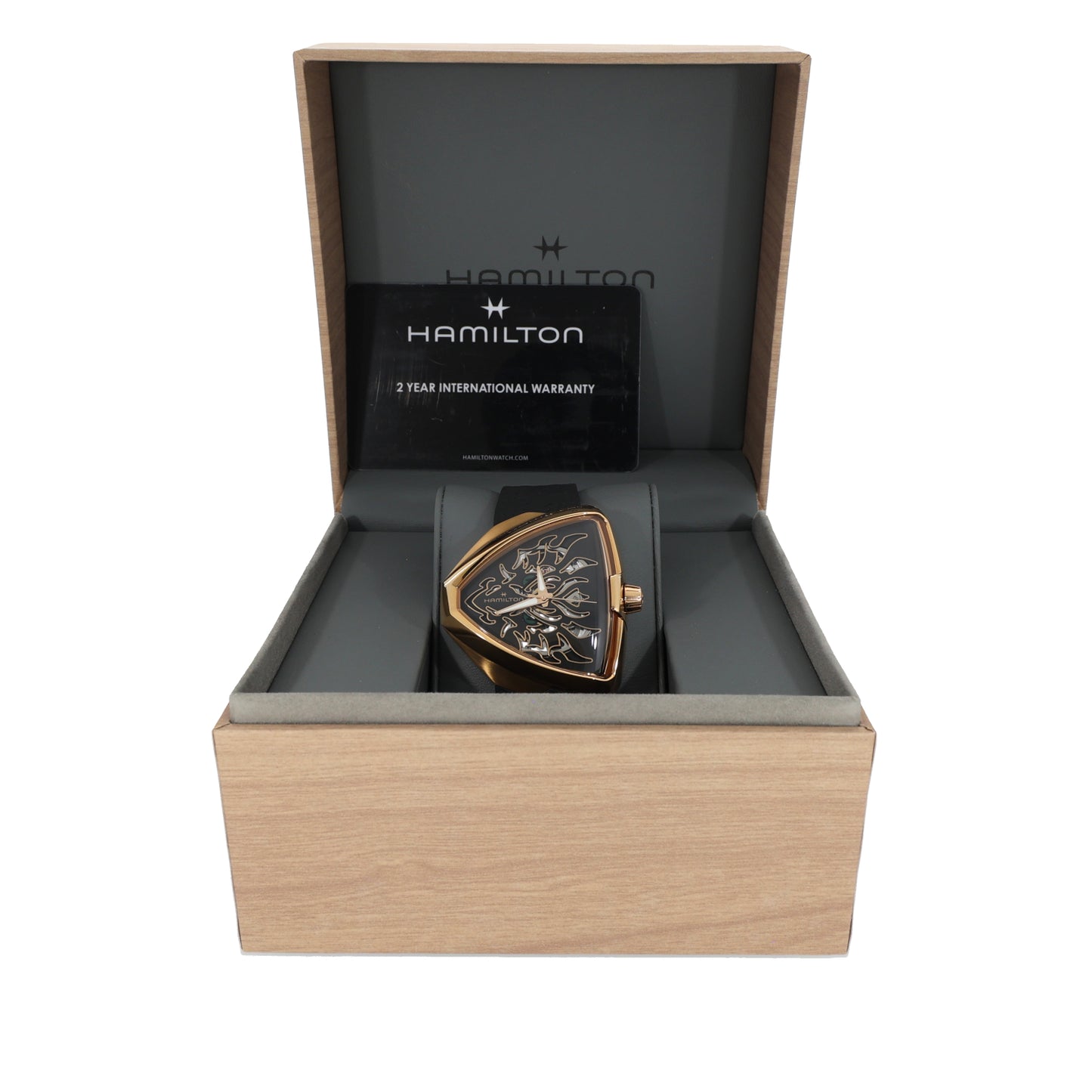 Hamilton Ventura Elvis 80 H245250 42mm Gold Plated Watch