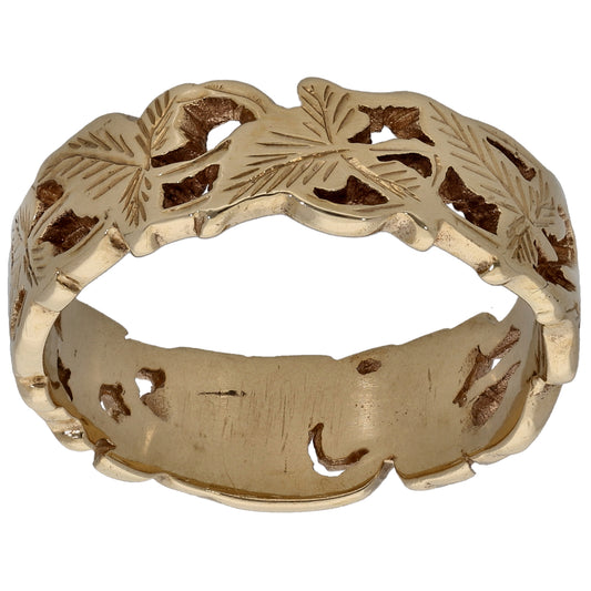 9ct Gold Alternative Ring Size O