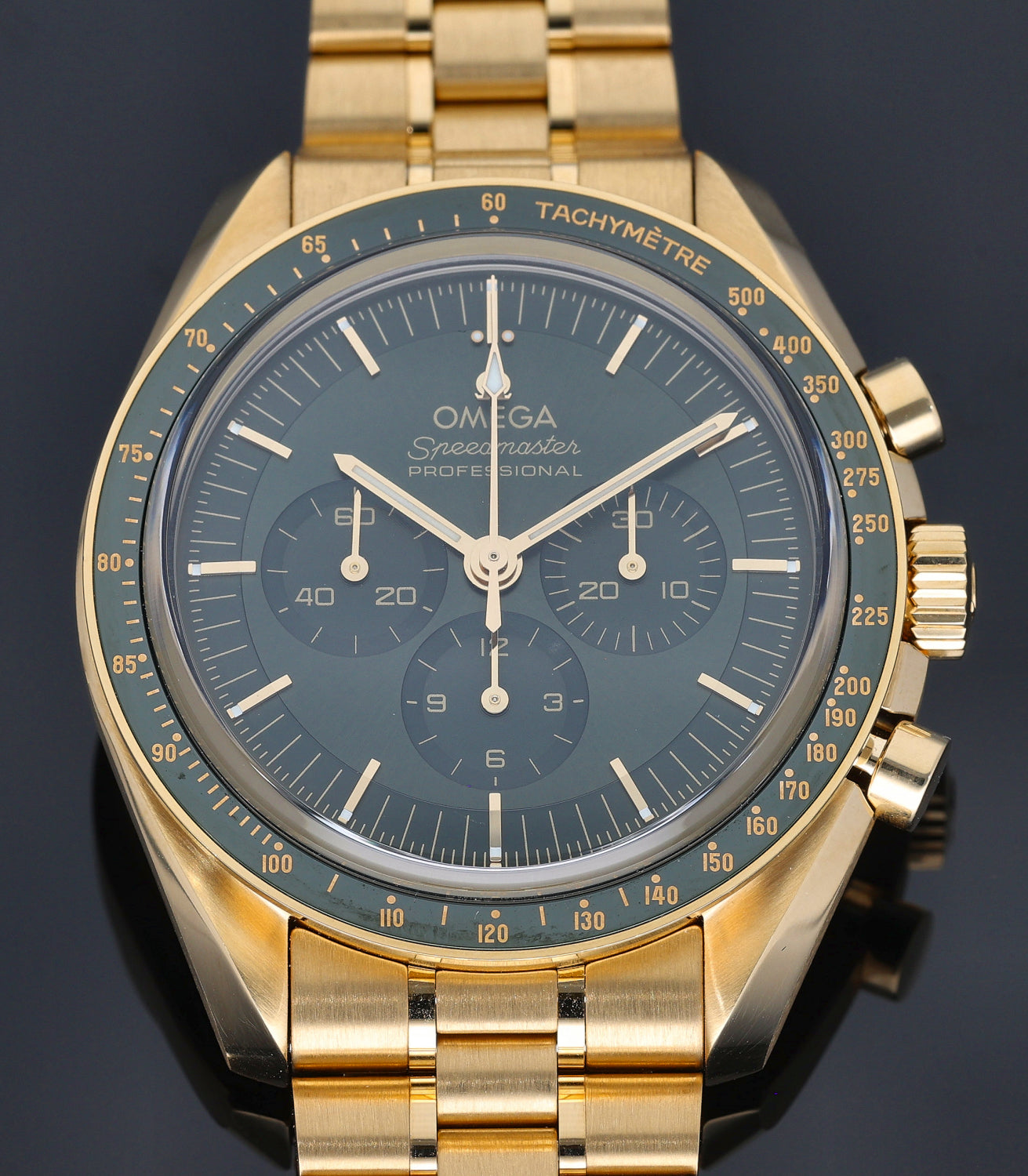 Omega Speedmaster 310.60.42.50.10.001 42mm Gold Watch