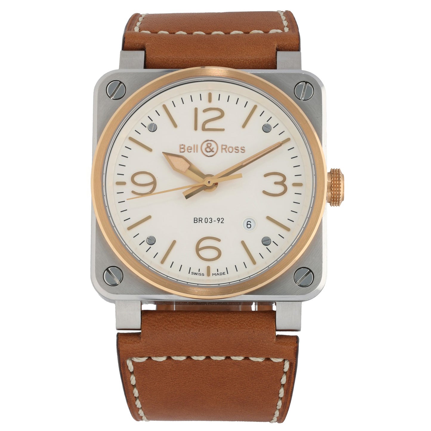 Bell & Ross BR03 BR 03-92-S 42mm Bi-Colour Watch