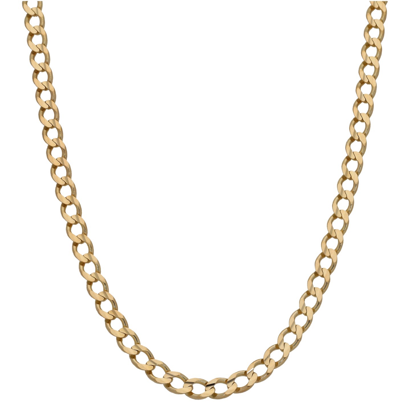 9ct Gold Curb Chain 20"