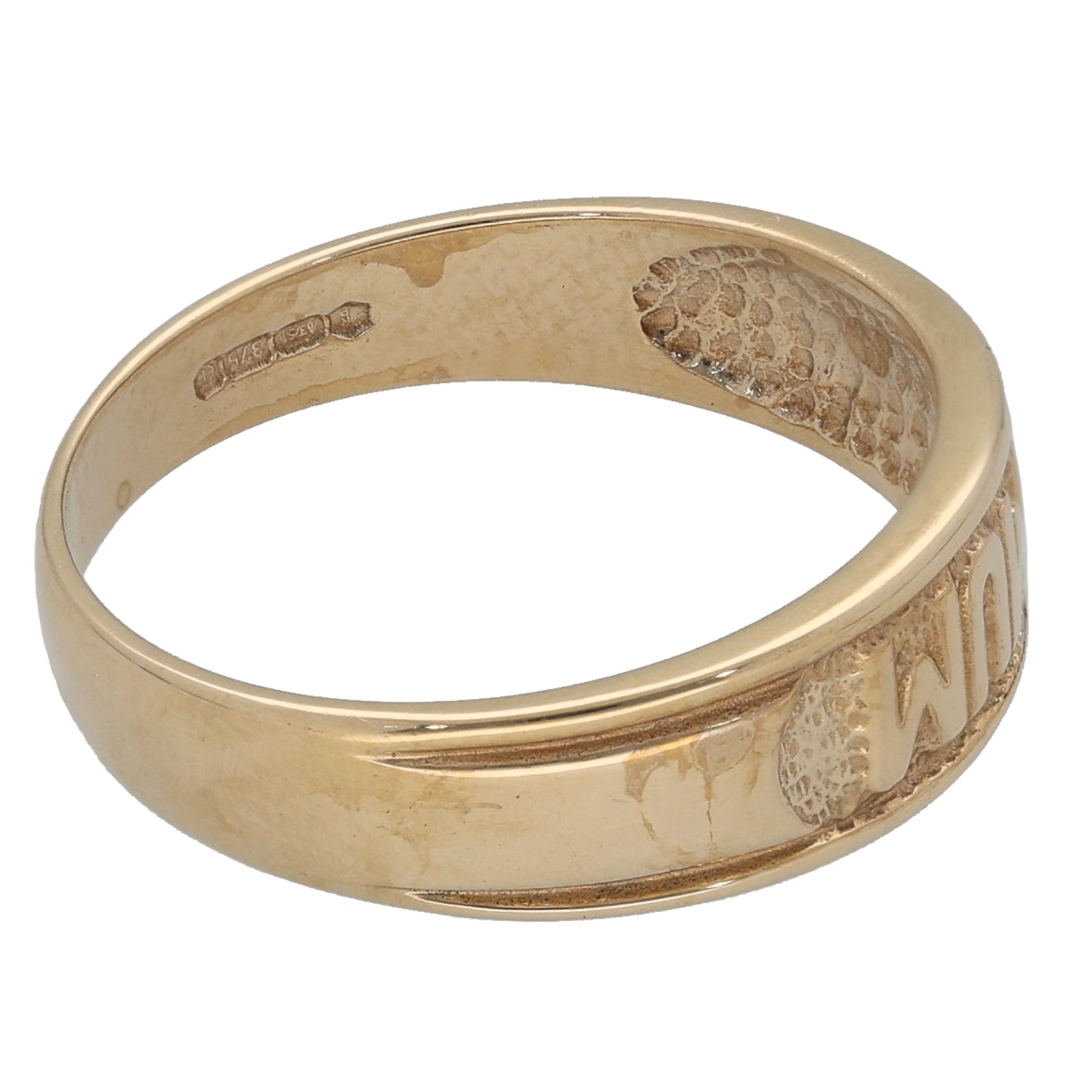 9ct Gold Mum/Mother Ring Size O