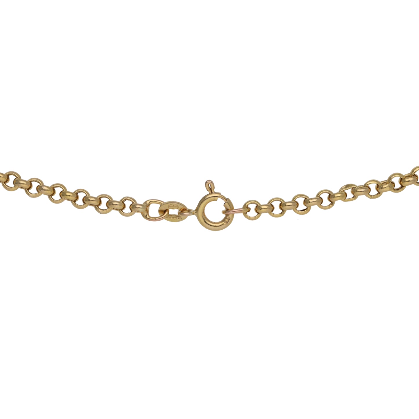 9ct Gold Belcher Chain 18"