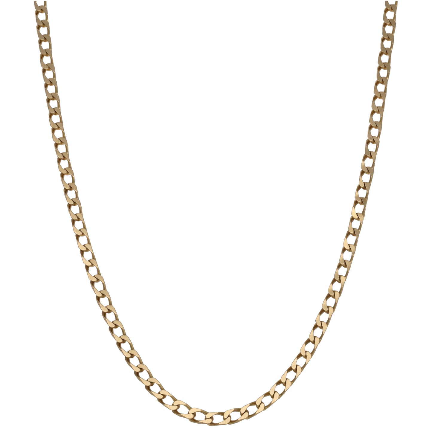 9ct Gold Curb Chain 20"