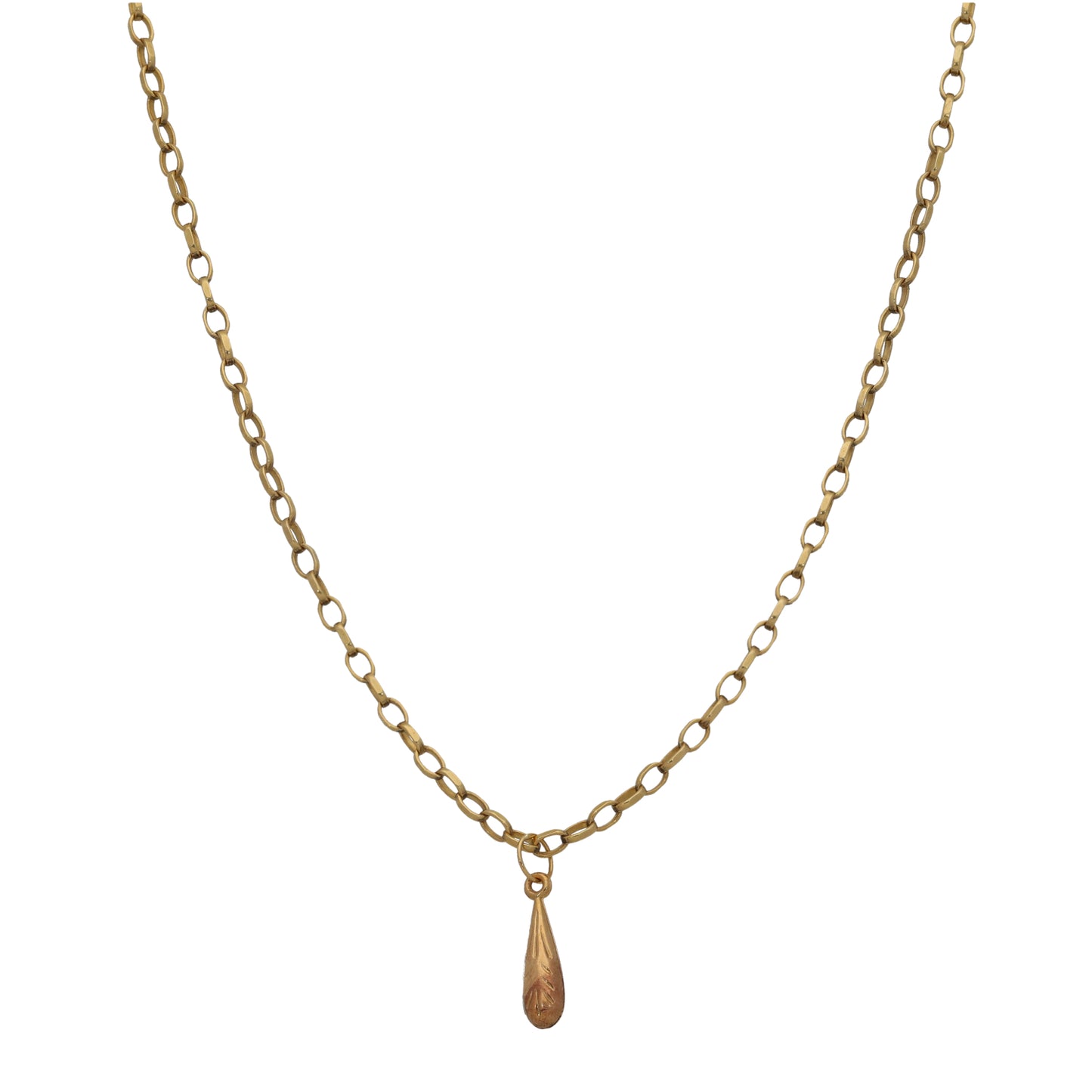 9ct Gold Alternative Pendant With Chain