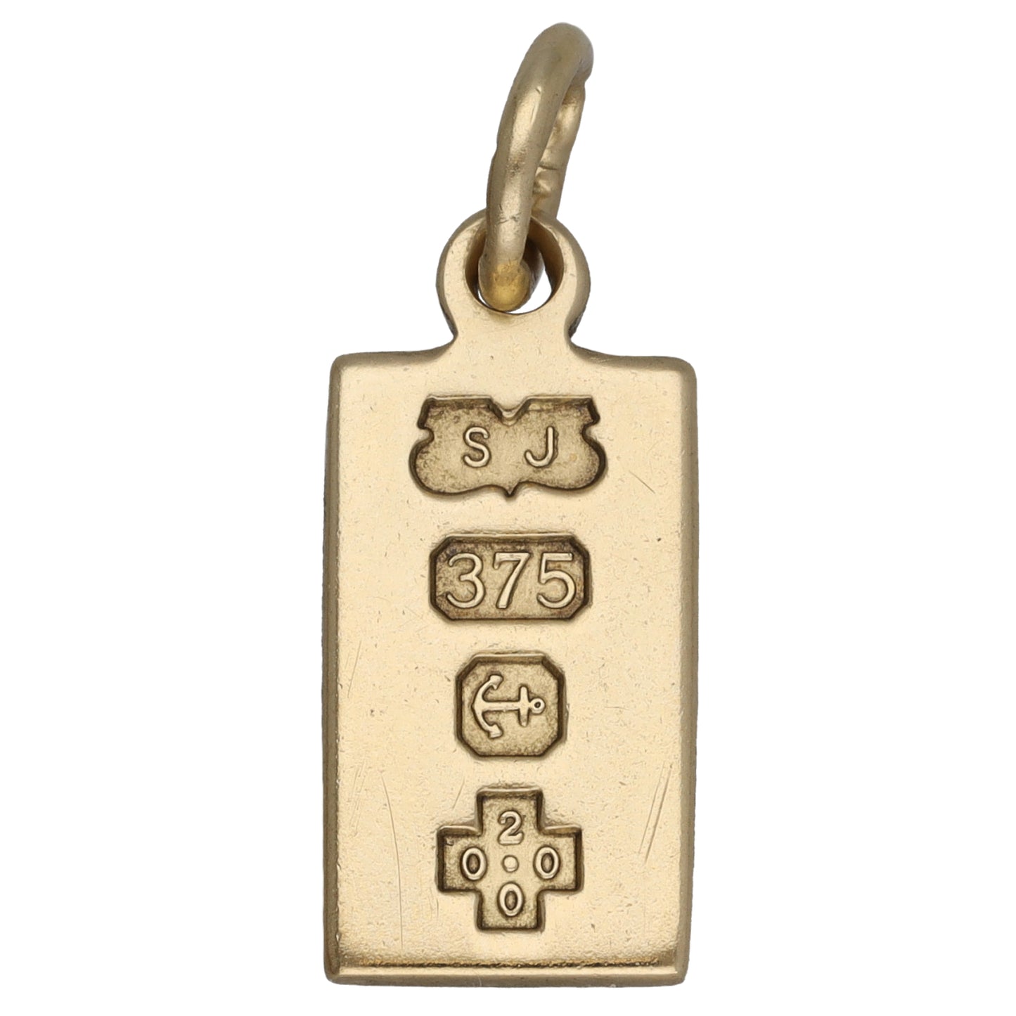 9ct Gold Ingot Pendant