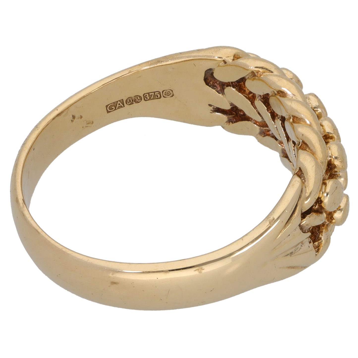 9ct Gold Keeper Ring Size U