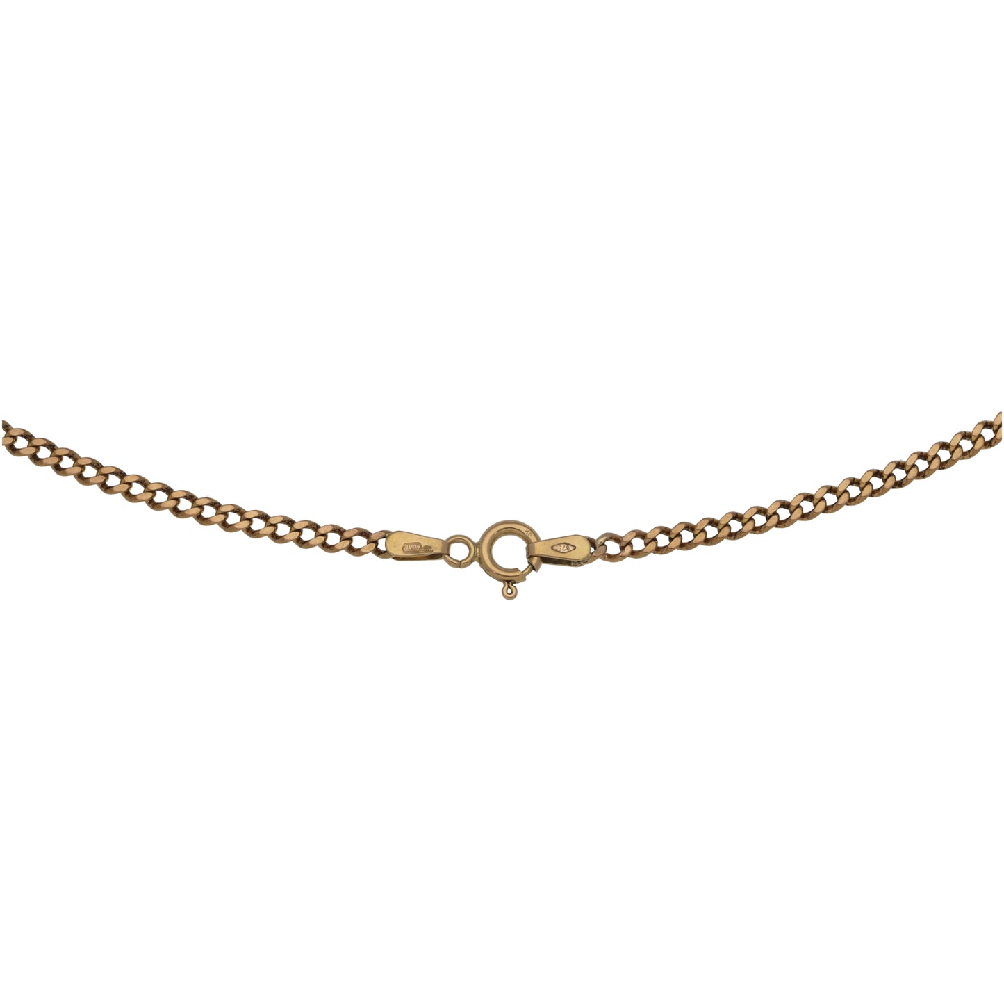 9ct Gold Curb Chain 26"