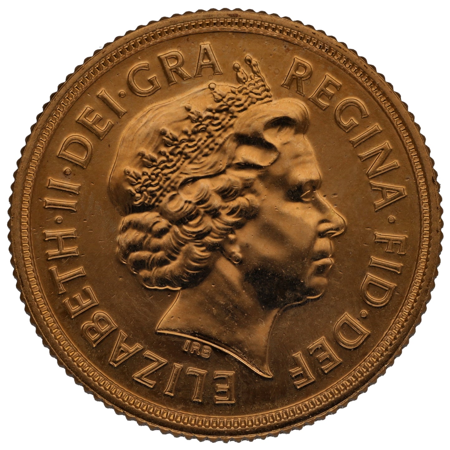 22ct Gold Queen Elizabeth II Full Sovereign Coin 2012