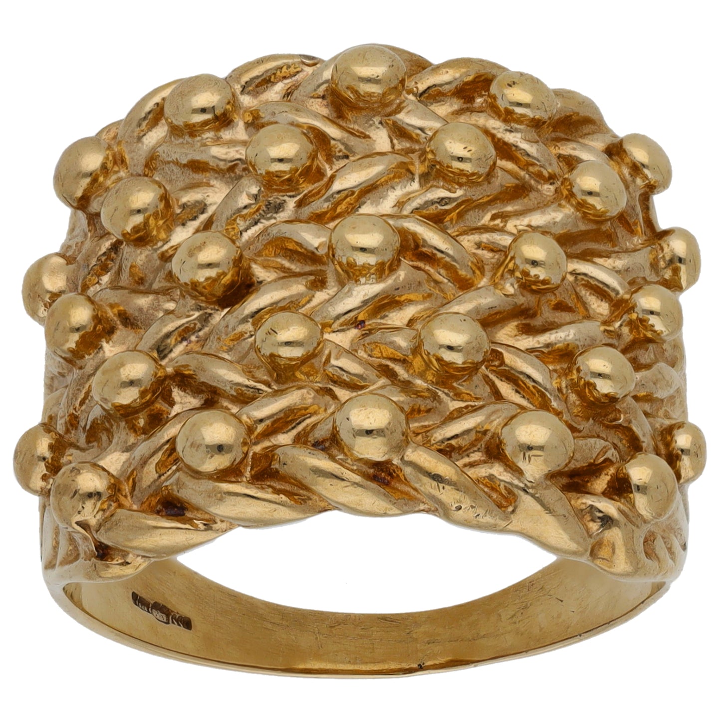9ct Gold Keeper Ring Size U