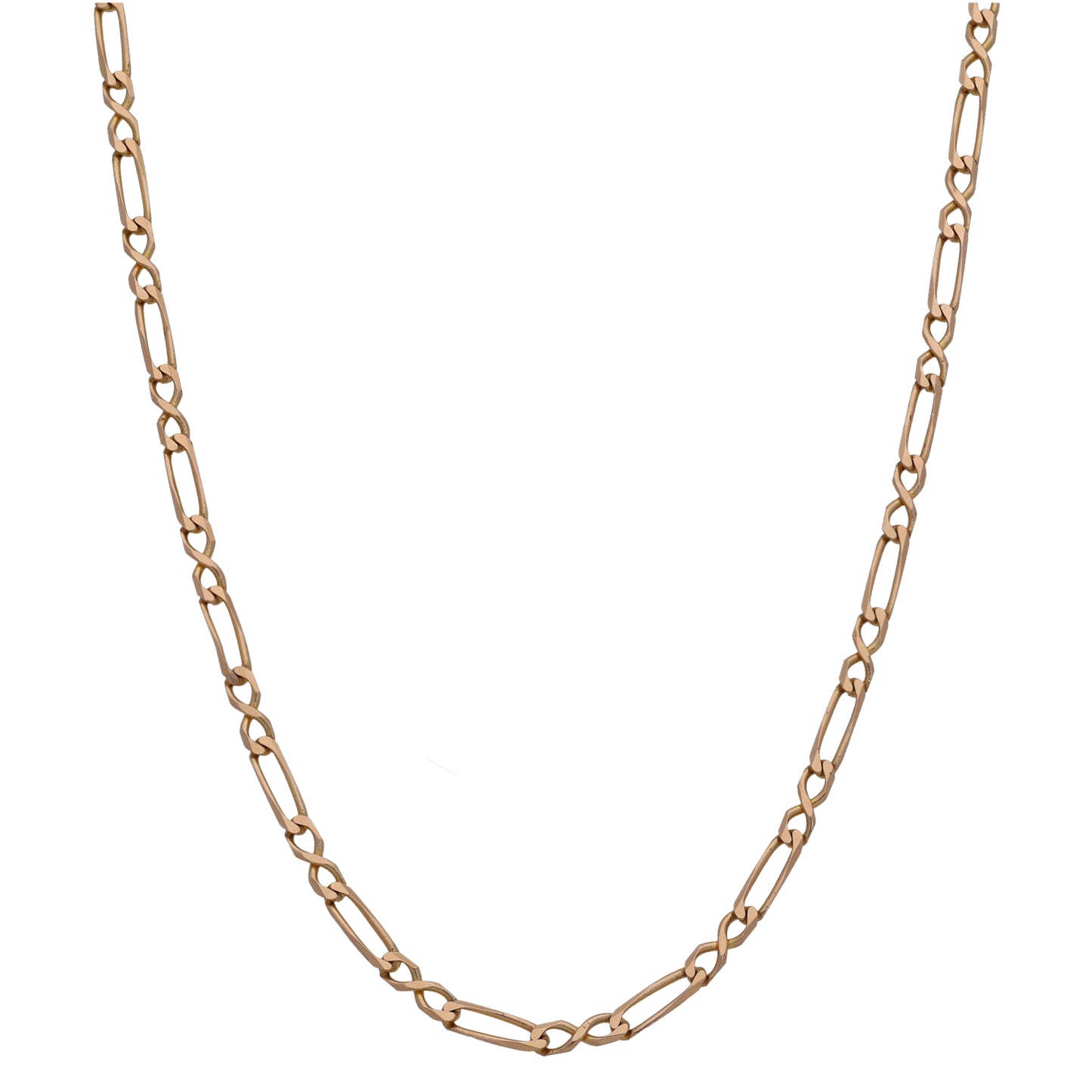 9ct Gold Figaro Chain 18"