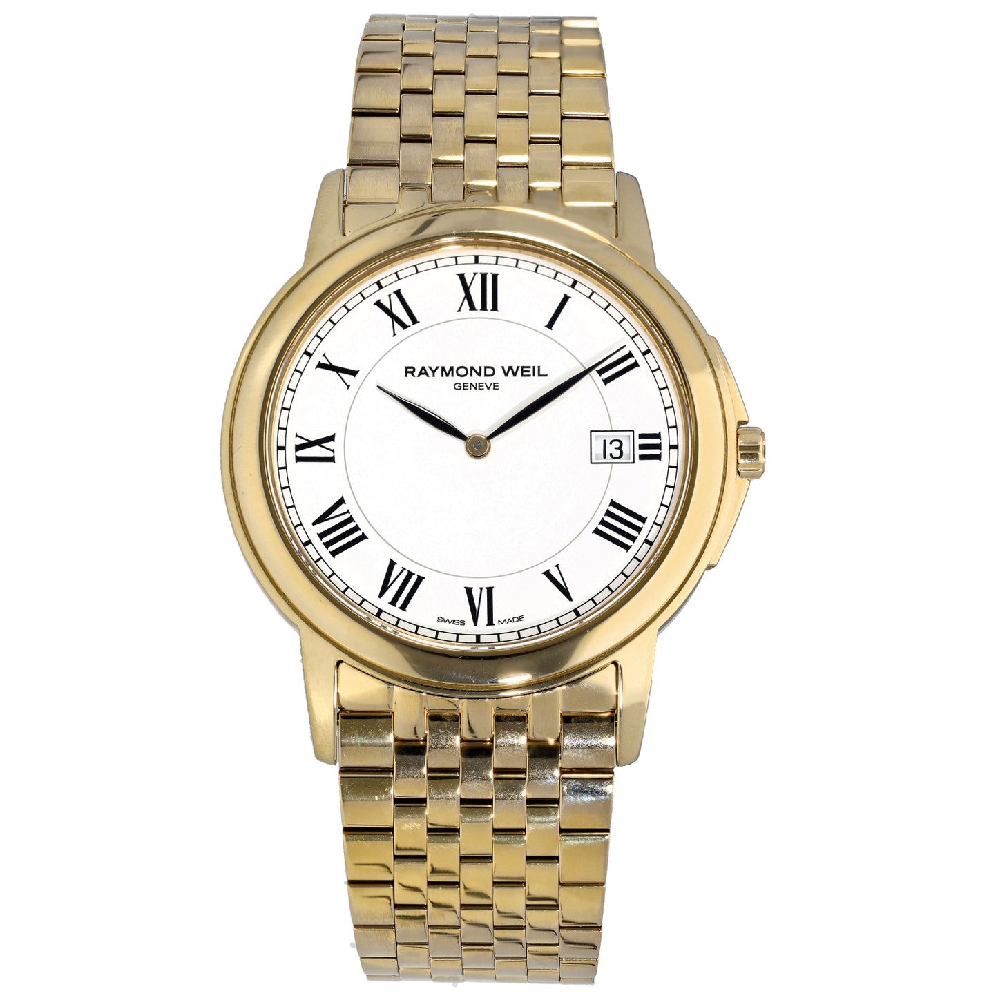 Raymond Weil Tradition 5466 39mm Gold Plated Watch
