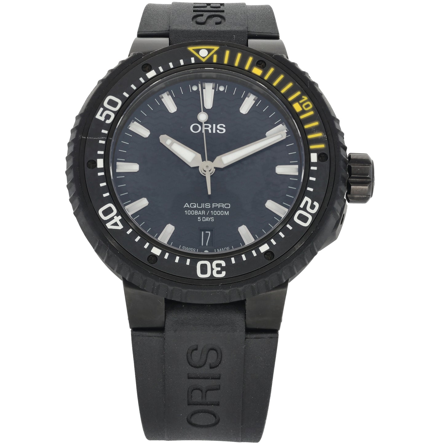 Oris Aquis Pro 7767 49.5mm DLC Titanium Watch