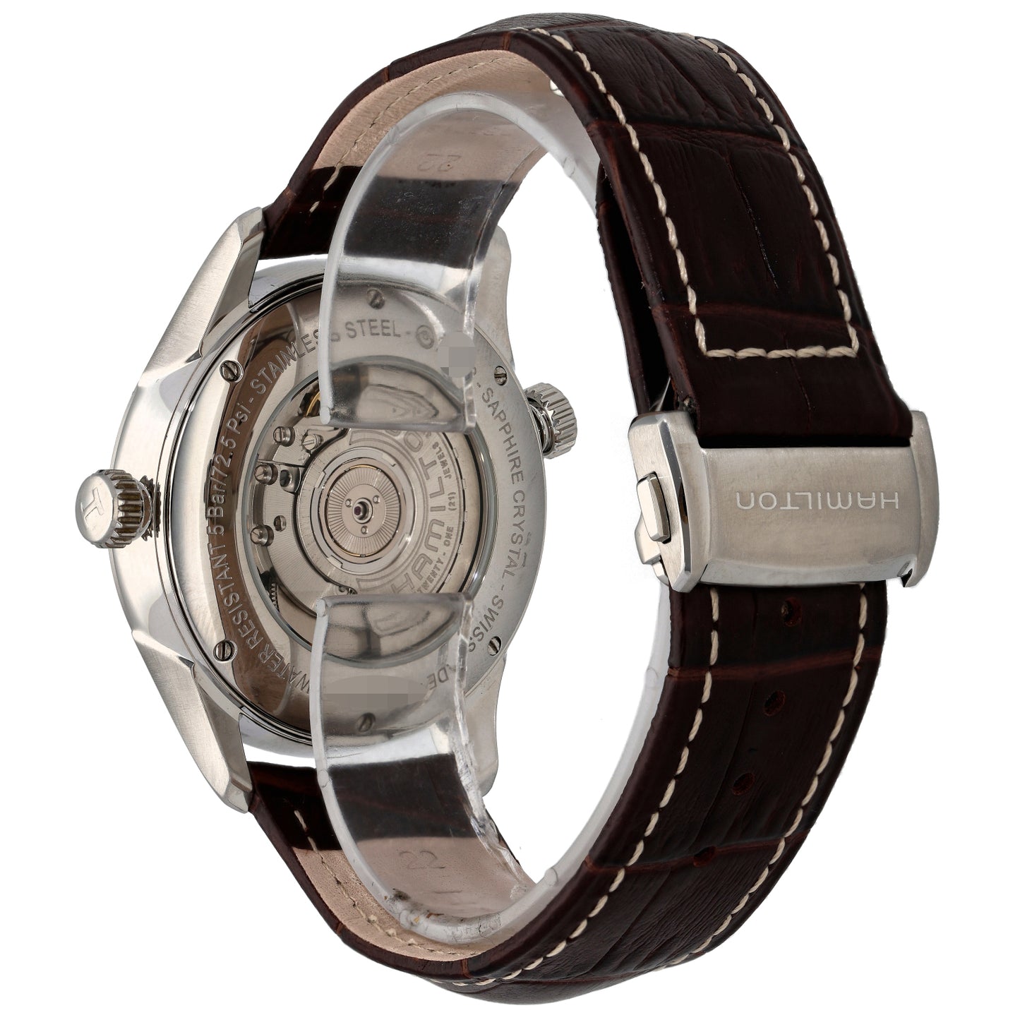 Hamilton Jazzmaster GMT H326050 41mm Stainless Steel Watch