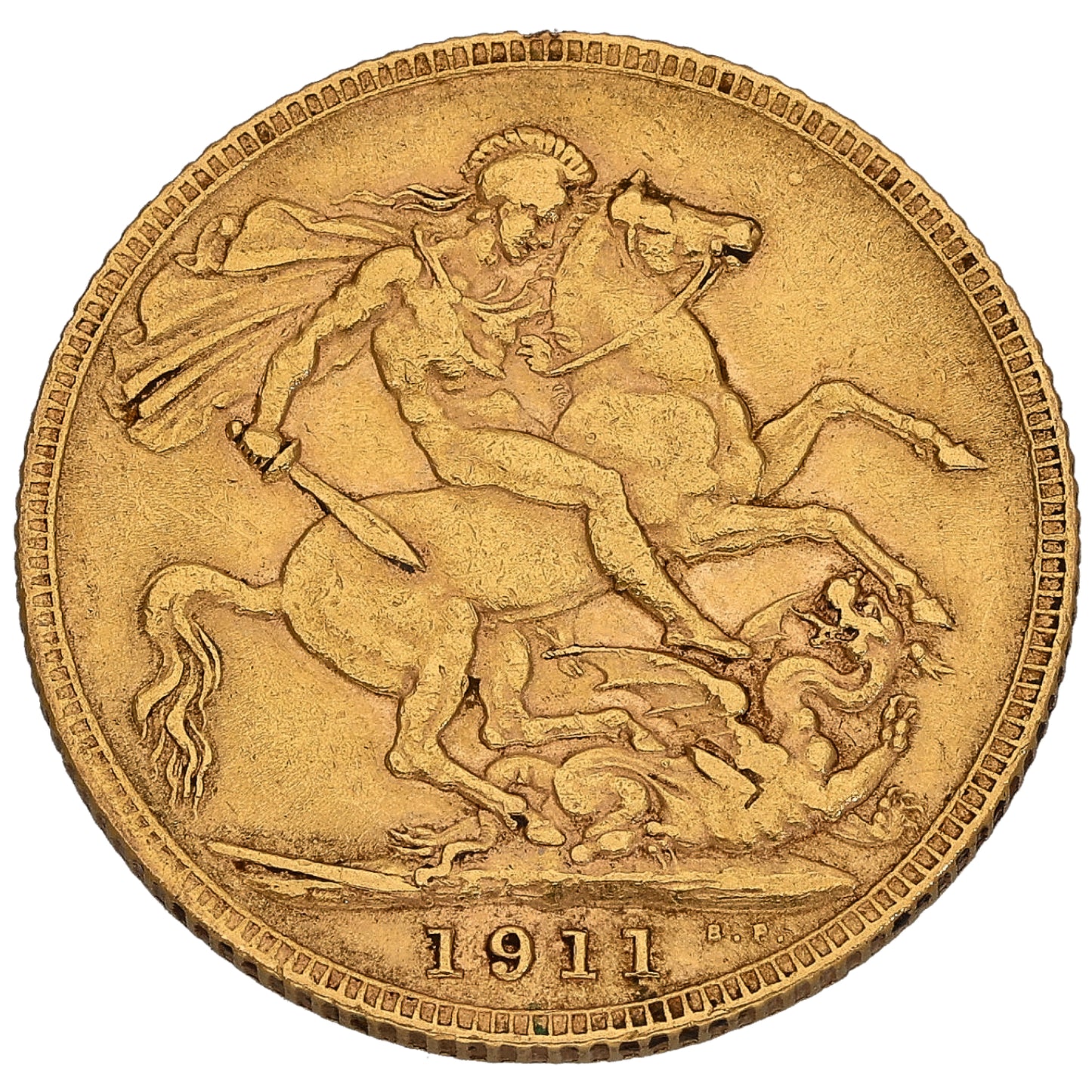 22ct Gold King George V Full Sovereign Coin 1911