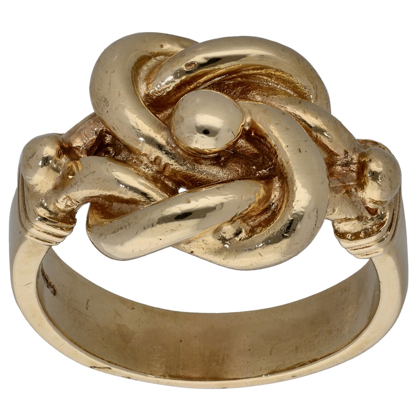 9ct Gold Knot Ring Size Z