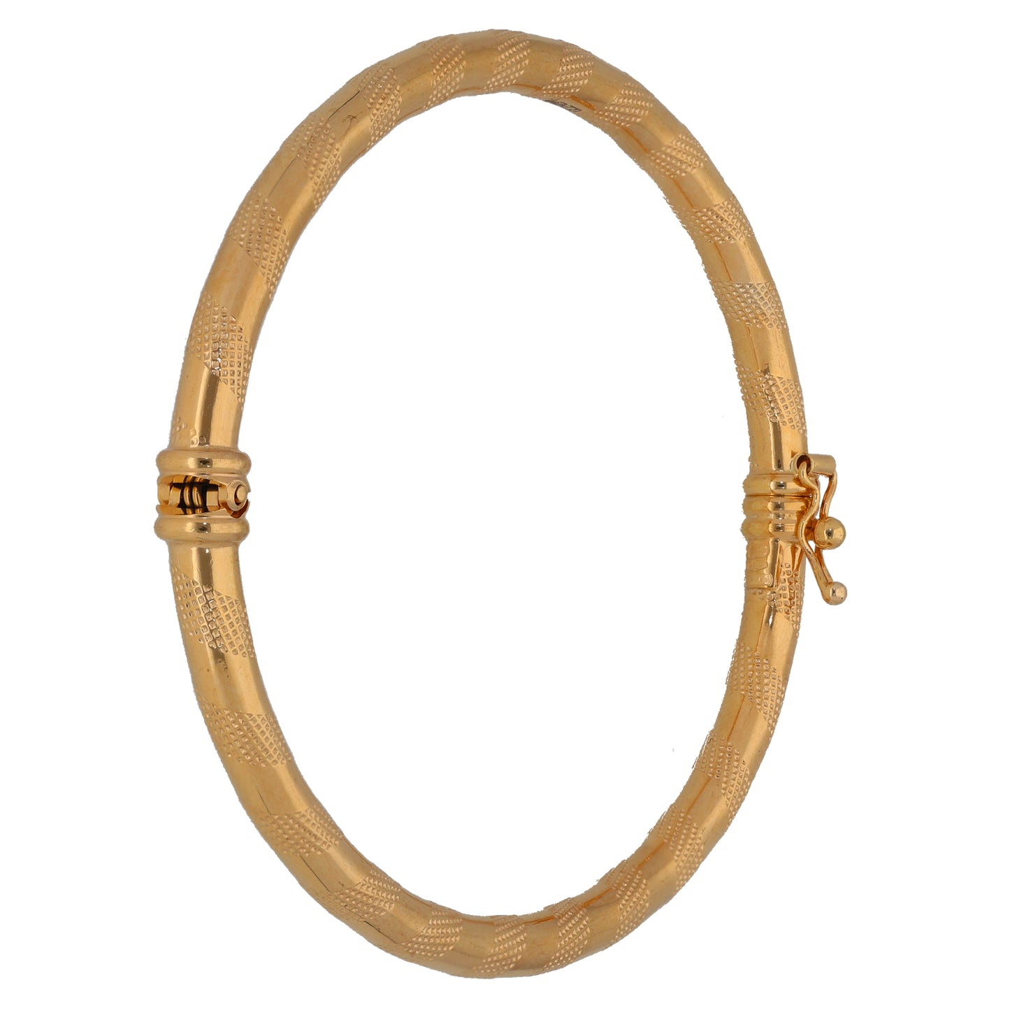 9ct Gold Hinged/Clasp Bangle